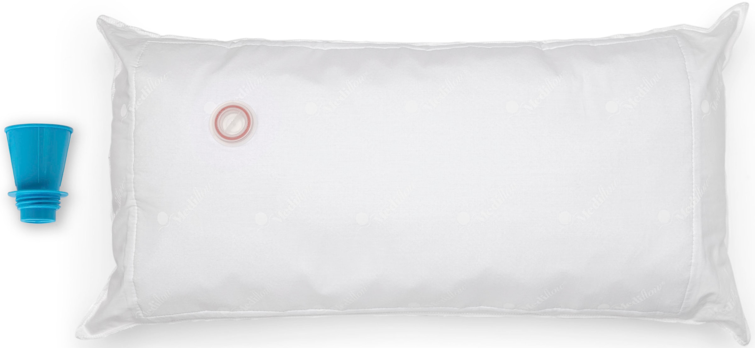 Mediflow Wasserkissen »Kopfkissen Mediflow, individuell anpassbare Füllmenge, Kissen«, (Packung, 1 tlg.), Kissen in 40x80 cm, Wasserkern mit Stützwirkung, Made in Germany