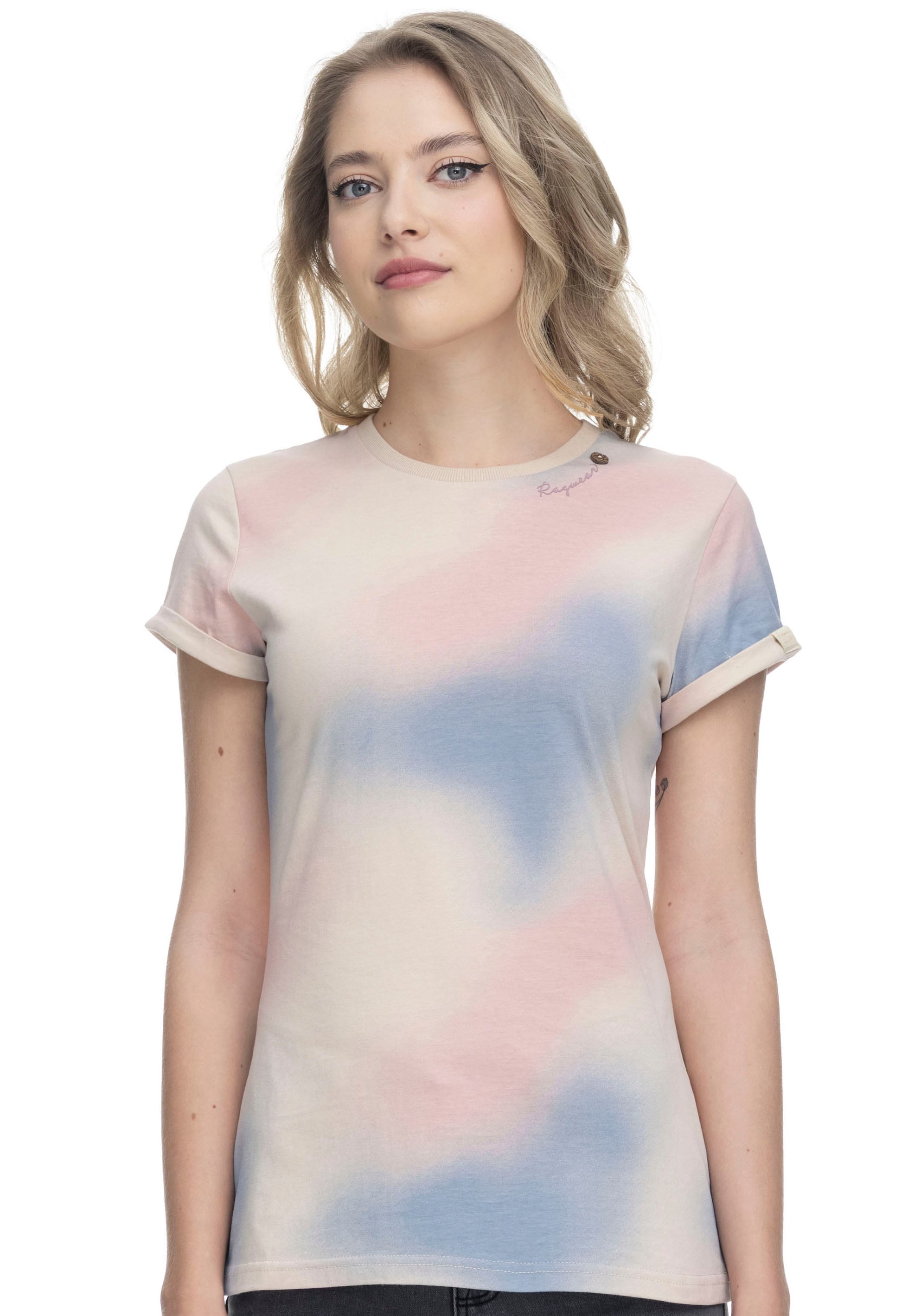T-Shirt OMBRE«, | Ragwear online kaufen im Batik-Print-Design Jelmoli-Versand »FEYE