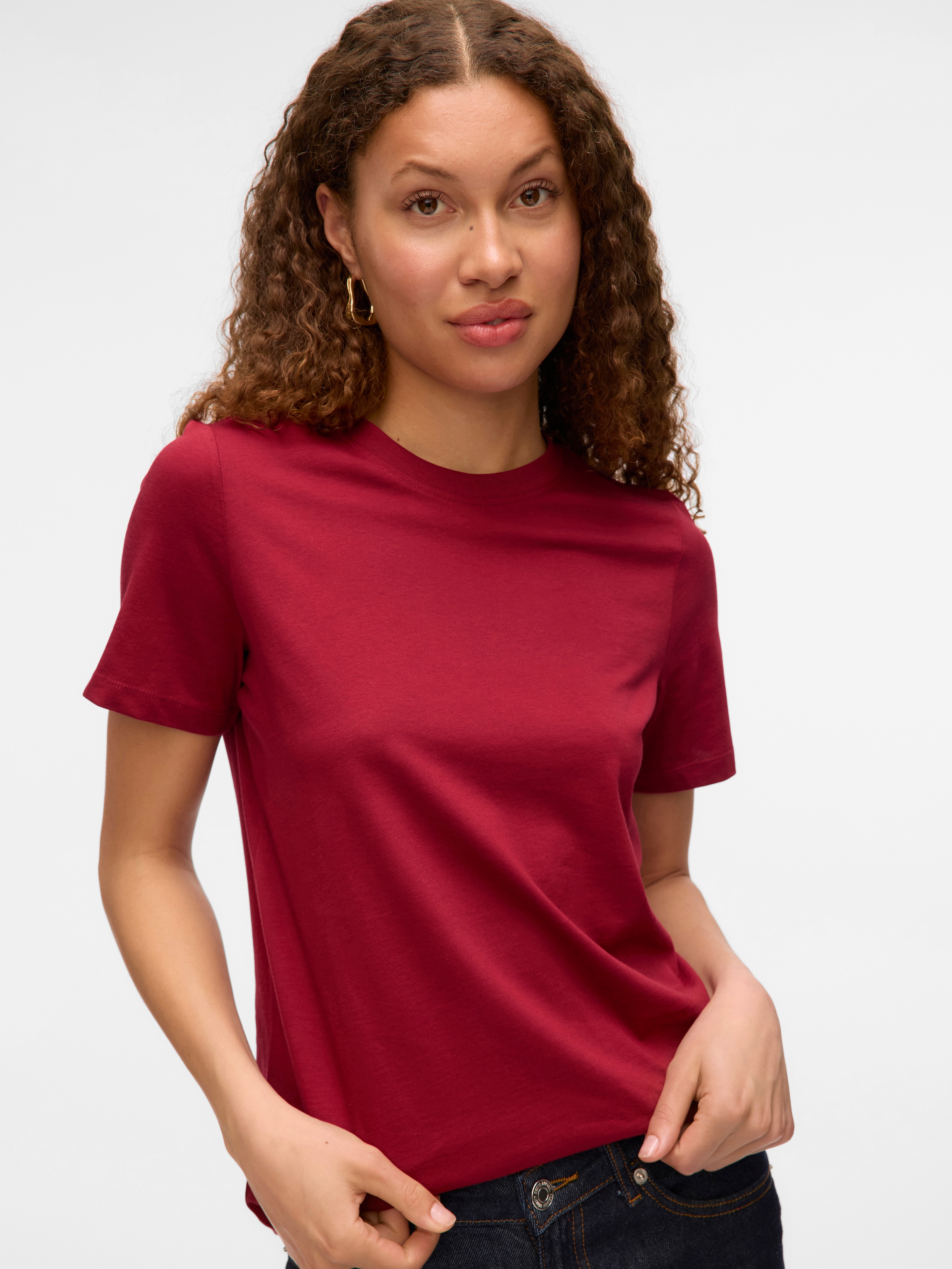 Vero Moda Kurzarmshirt »VMPAULINA SS T-SHIRT GA JRS NOOS«