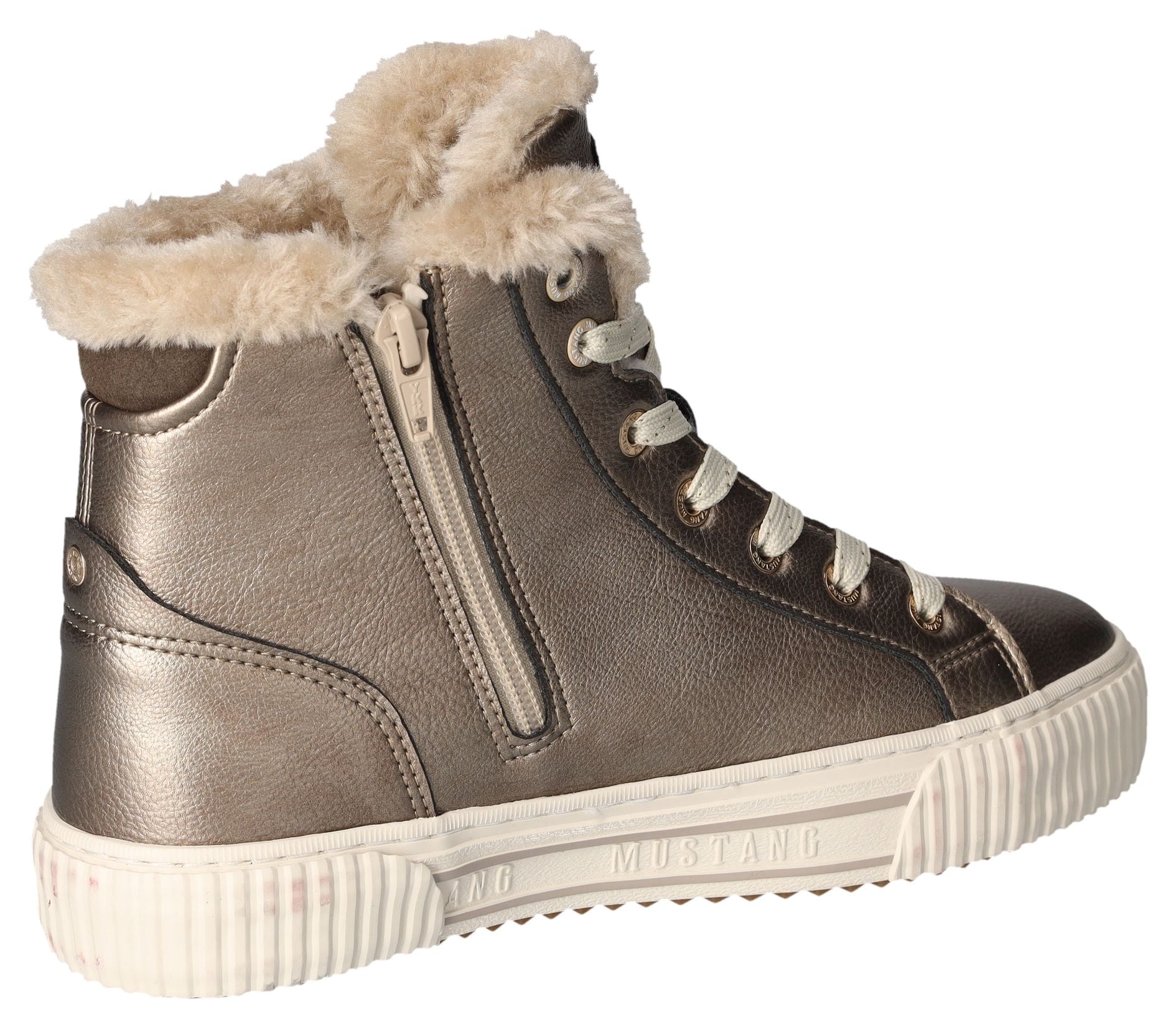 Mustang Shoes Winterboots, Schnürboots, High top Sneaker mit Innenreissverschluss