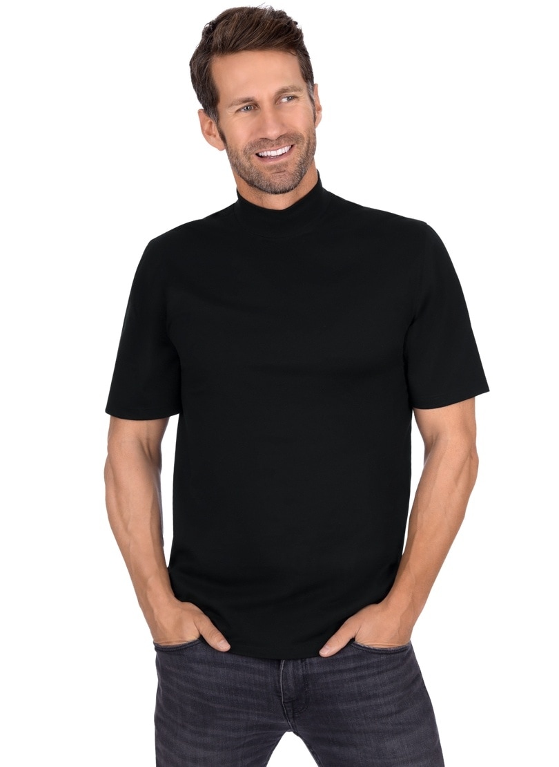 online T-Shirt | shoppen mit Stehkragen« Trigema T-Shirt Jelmoli-Versand »TRIGEMA