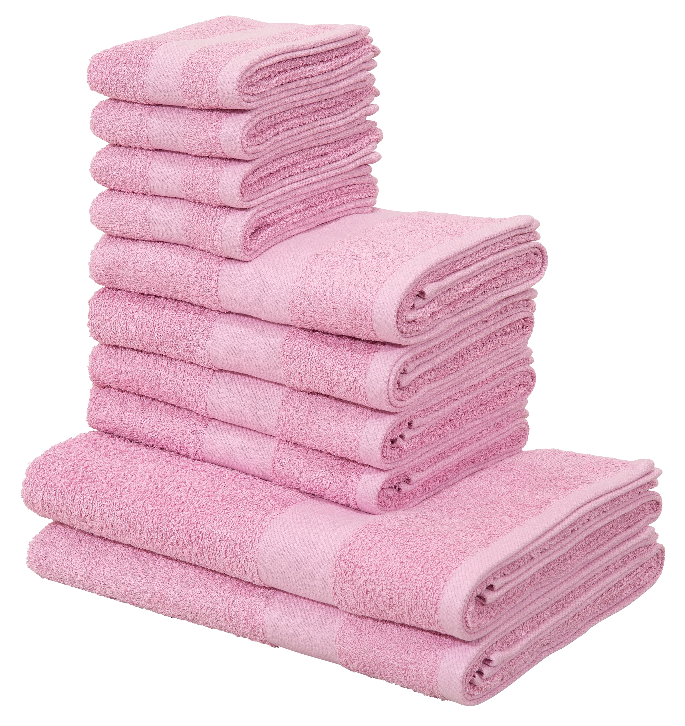 my home Handtuch Set »Melli«, Set, 10 tlg., Walkfrottee, Handtuchset in  dezenten Farben, 100% Baumwoll-Handtücher online shoppen | Jelmoli-Versand | Handtuch-Sets