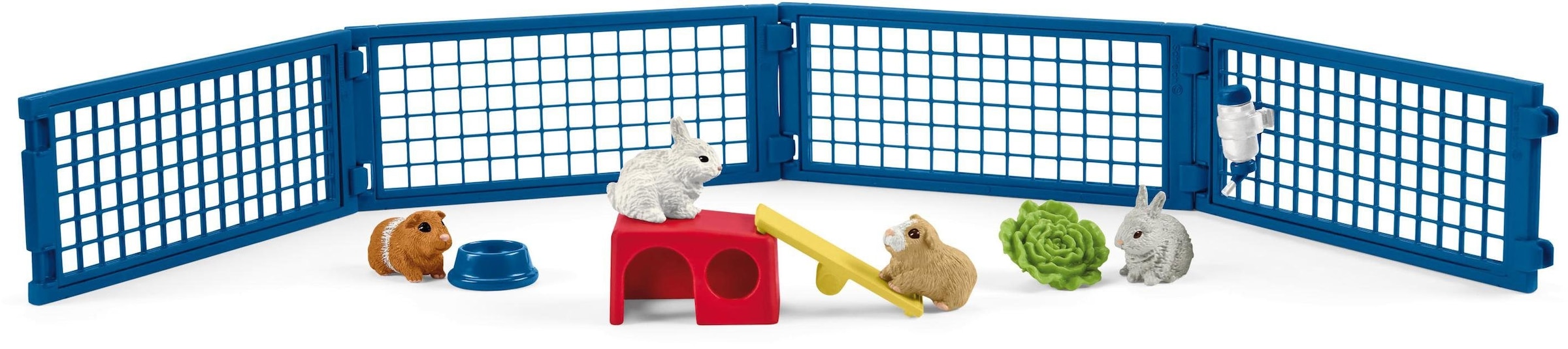 Spielfigur »FARM WORLD, Zuhause für Kaninchen und Meerschweinchen (42500)«, (Set)