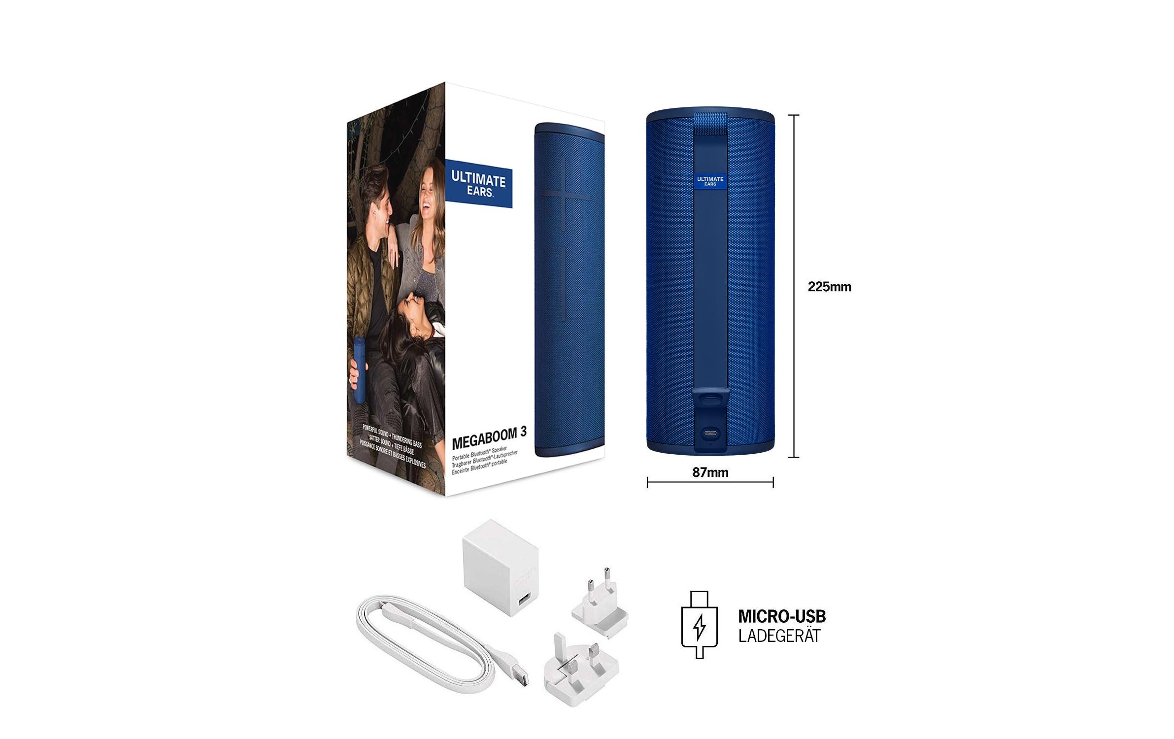 Ultimate Ears Bluetooth-Speaker »MEGABOOM 3«