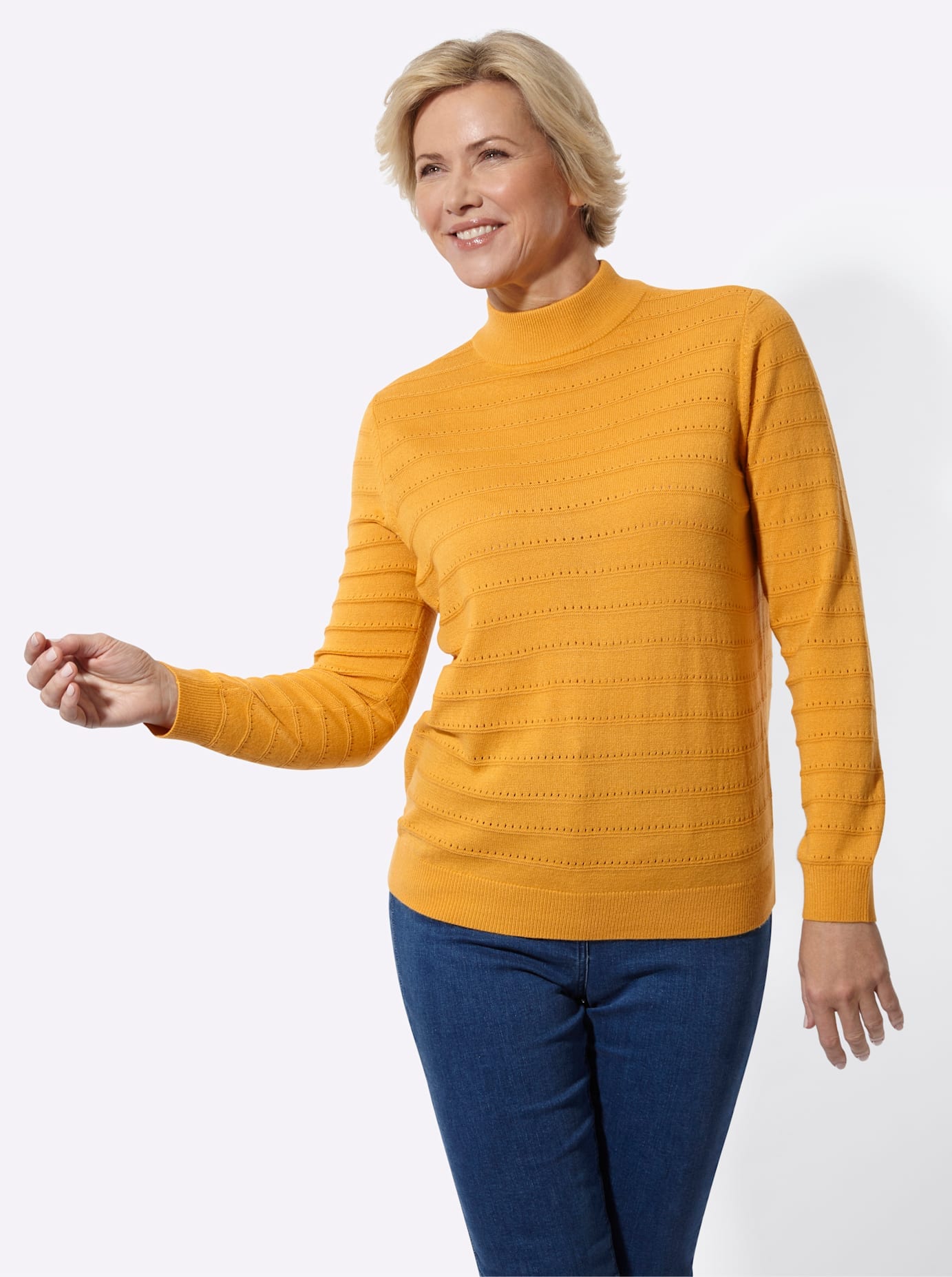 Classic Basics Stehkragenpullover "Stehkragen-Pullover"
