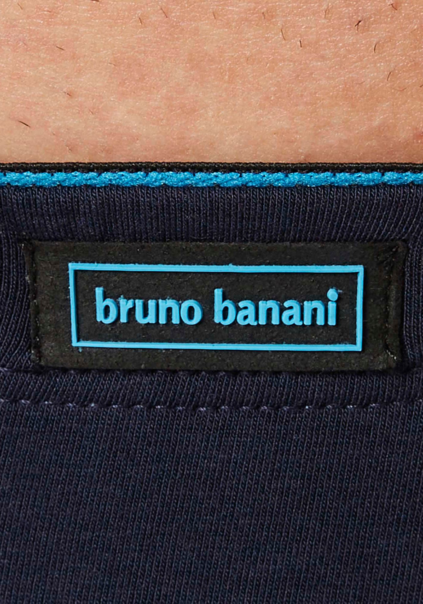 Bruno Banani Boxershorts »Short Infinity«, mit kontrastfarbenen Logobund