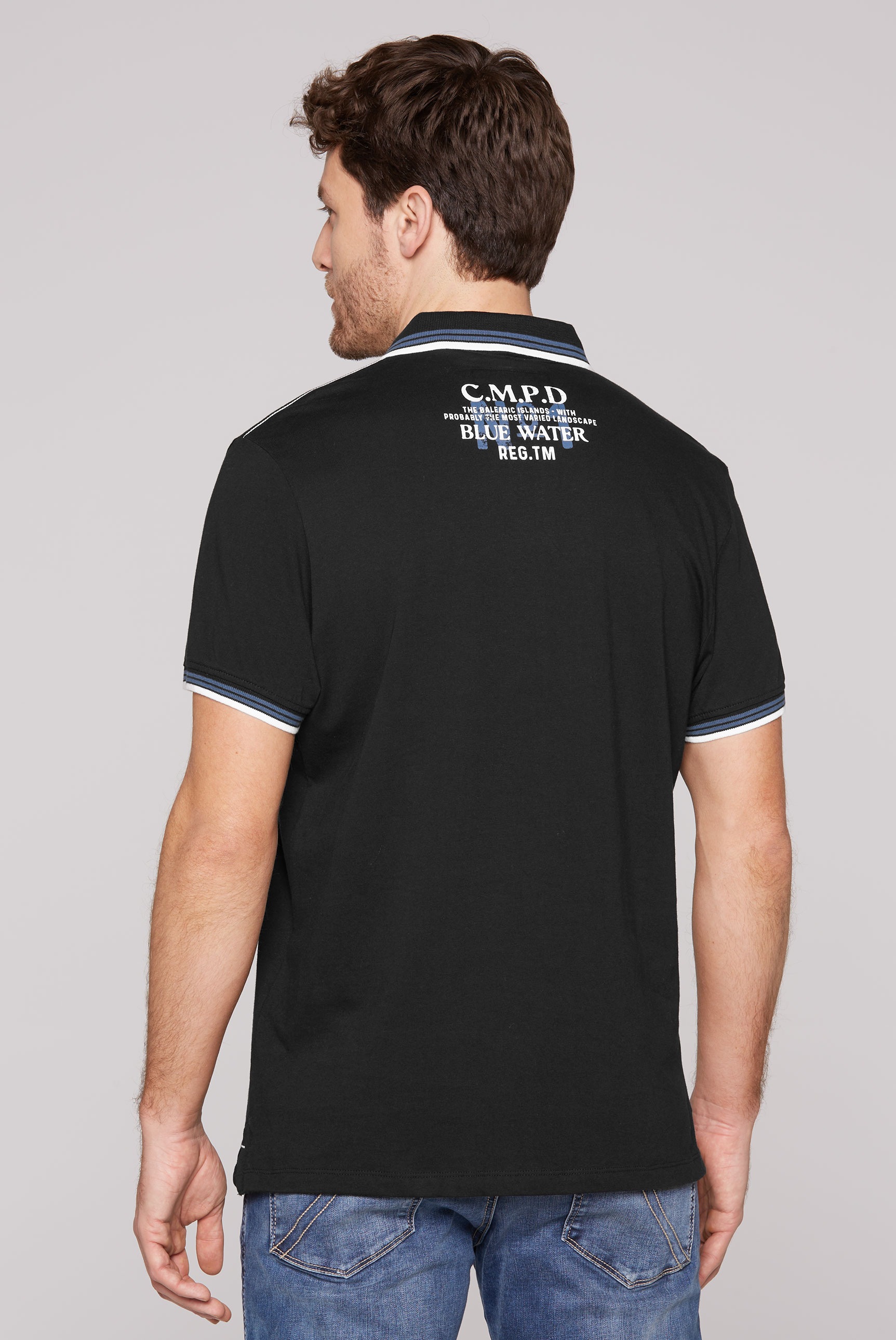 CAMP DAVID Poloshirt, mit Logo Artworks