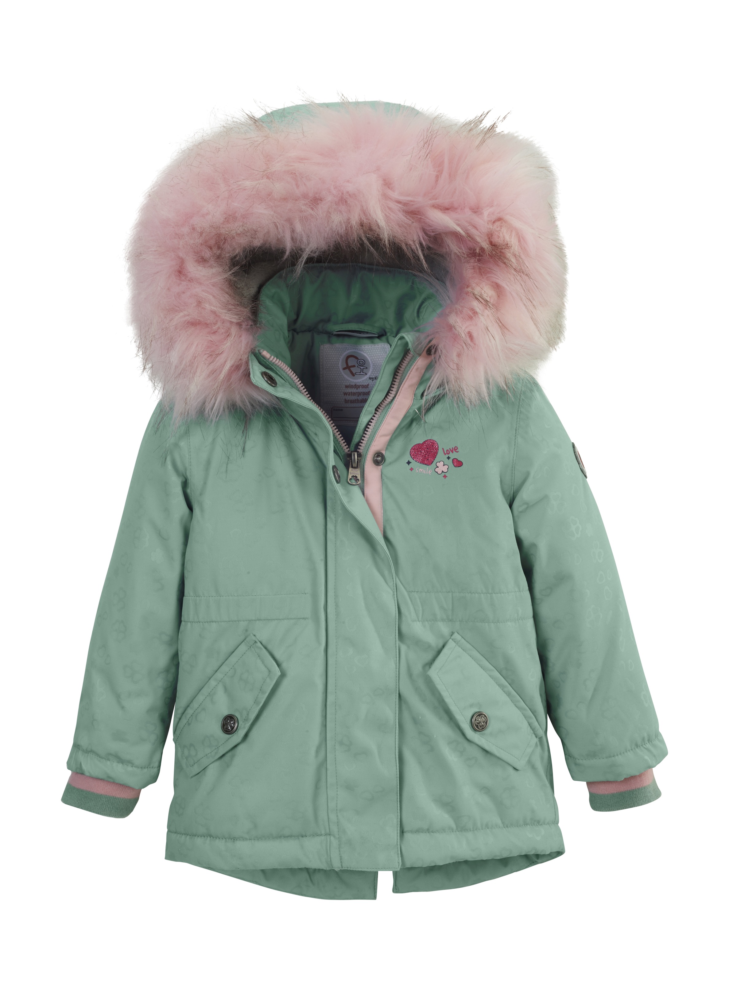 first instinct by killtec Parka »FIW 20 MNS PRK« Wasser- und winddichter Parka mit fröhlichem Print und Fleece-Futter