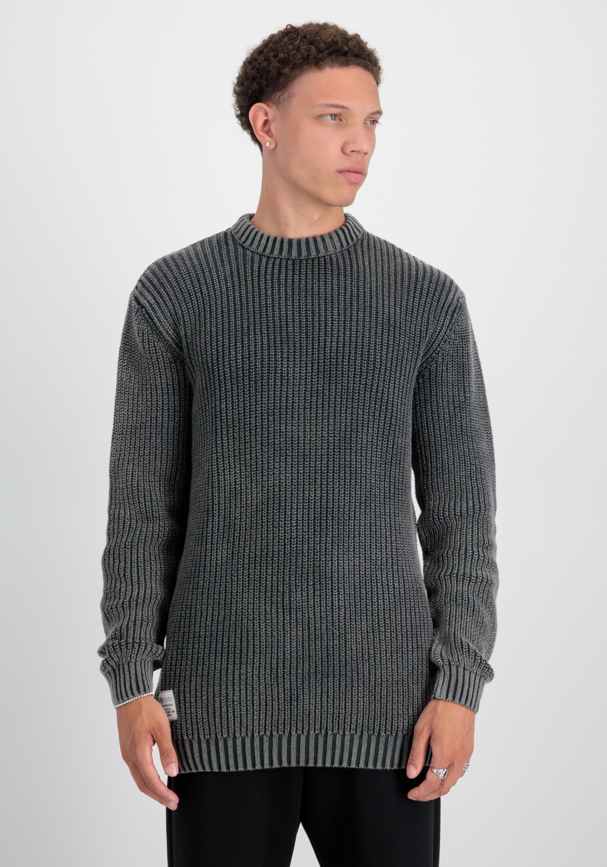 Alpha Industries Sweater »Alpha Industries Men - Knitwear Acid Pullover«