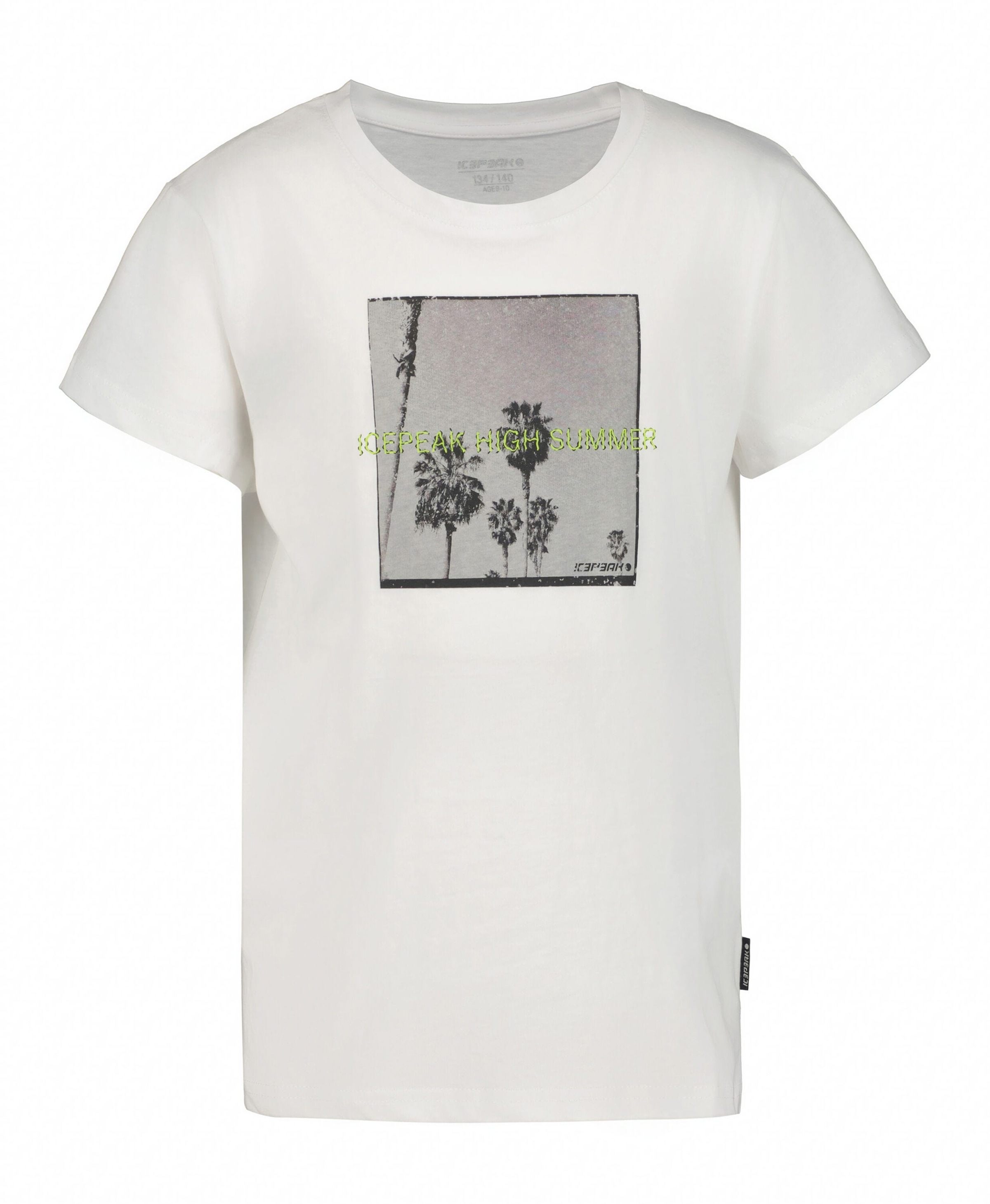 Icepeak T-Shirt »K T-SHIRT LEADVILLE« 1 Stk. sportlicher Stil, Kurzarm, mit Druck, Label und Logoschriftzug