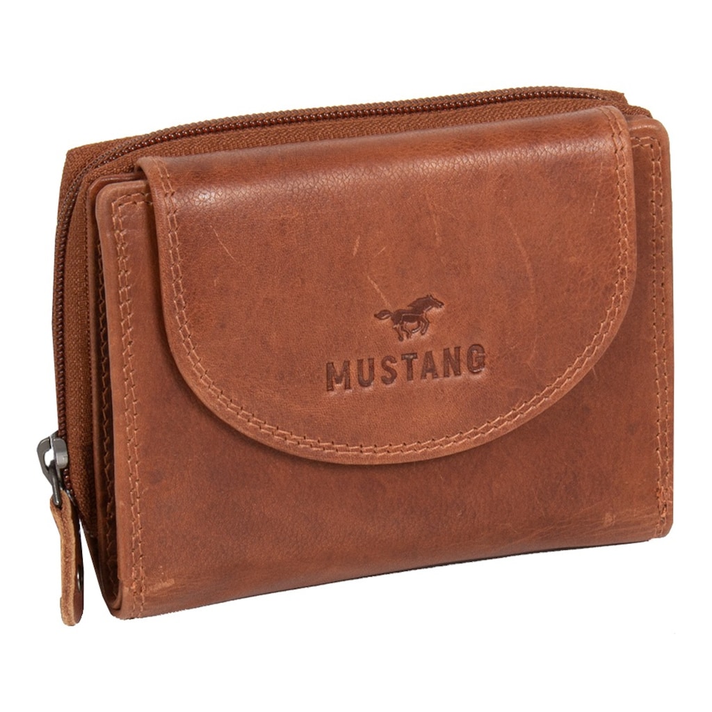 MUSTANG Geldbörse »Udine leather wallet top opening«