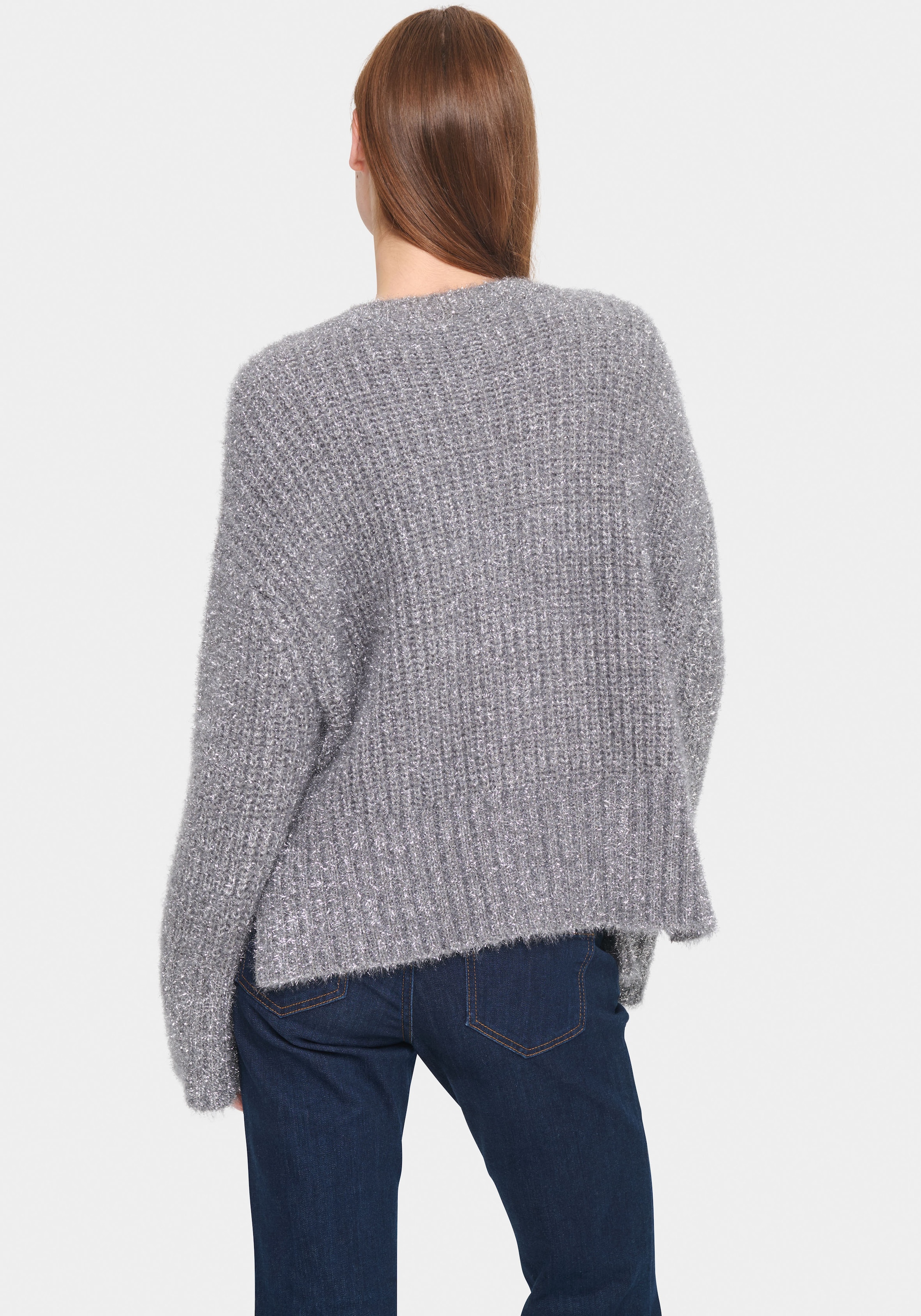 Saint Tropez Strickjacke »HalfaSZ Cardigan«, mit Glitzereffekt