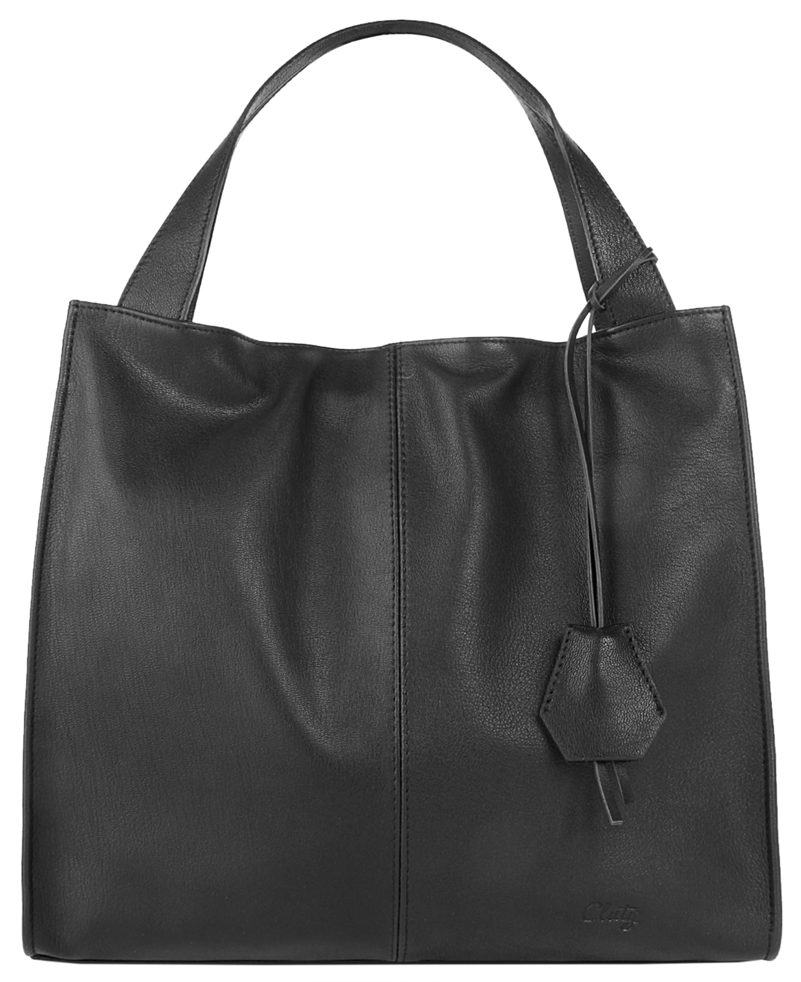 Cluty Shopper echt Leder, Made in Italy