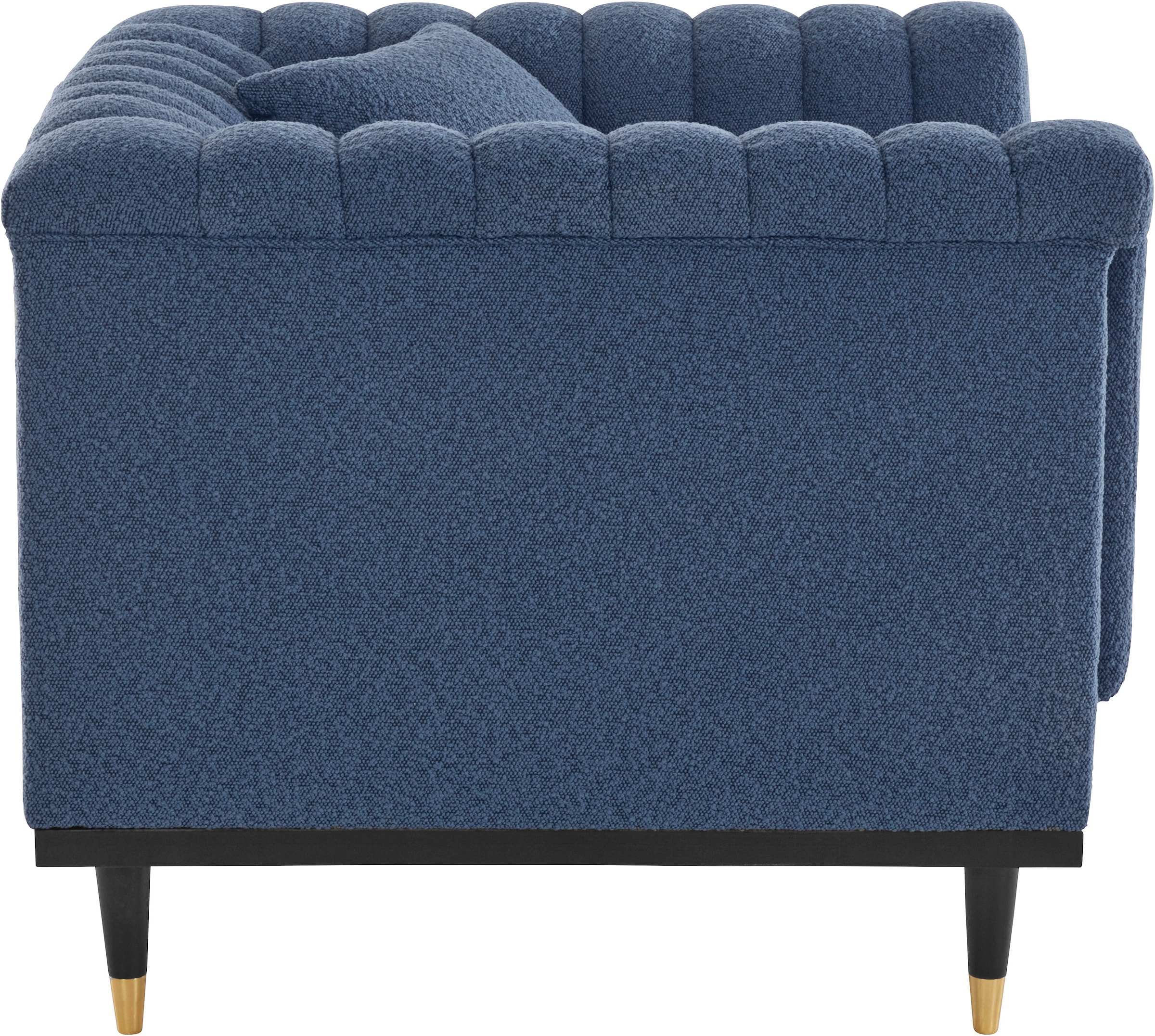 Home affaire Cocktailsessel »Chamby New Sessel«, im Bouclé-Strukturbezug mit Steppung im Lehnenbereich
