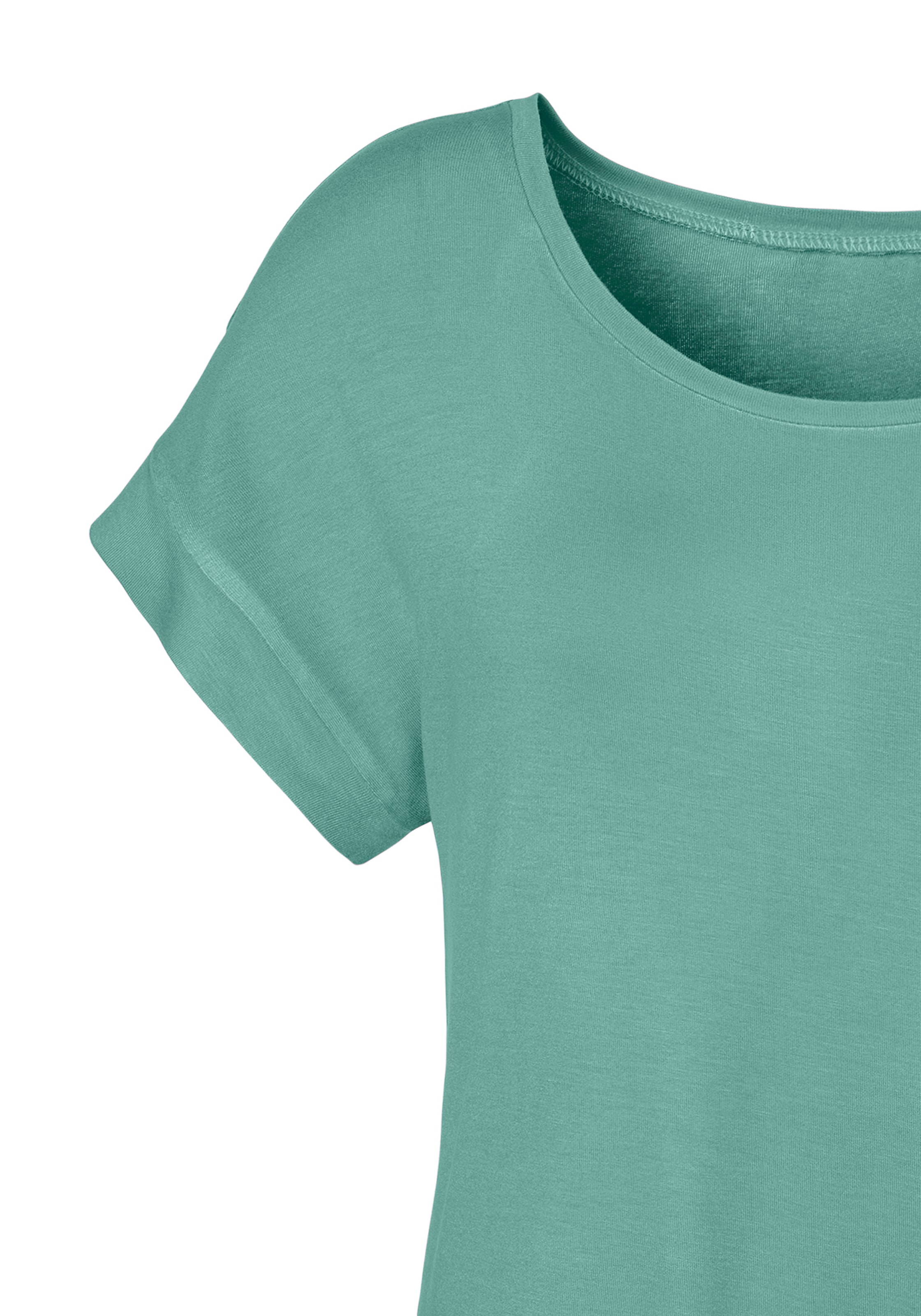T-Shirt, Saumabschluss Jelmoli-Versand Schweiz Vivance online bei elastischem bestellen mit