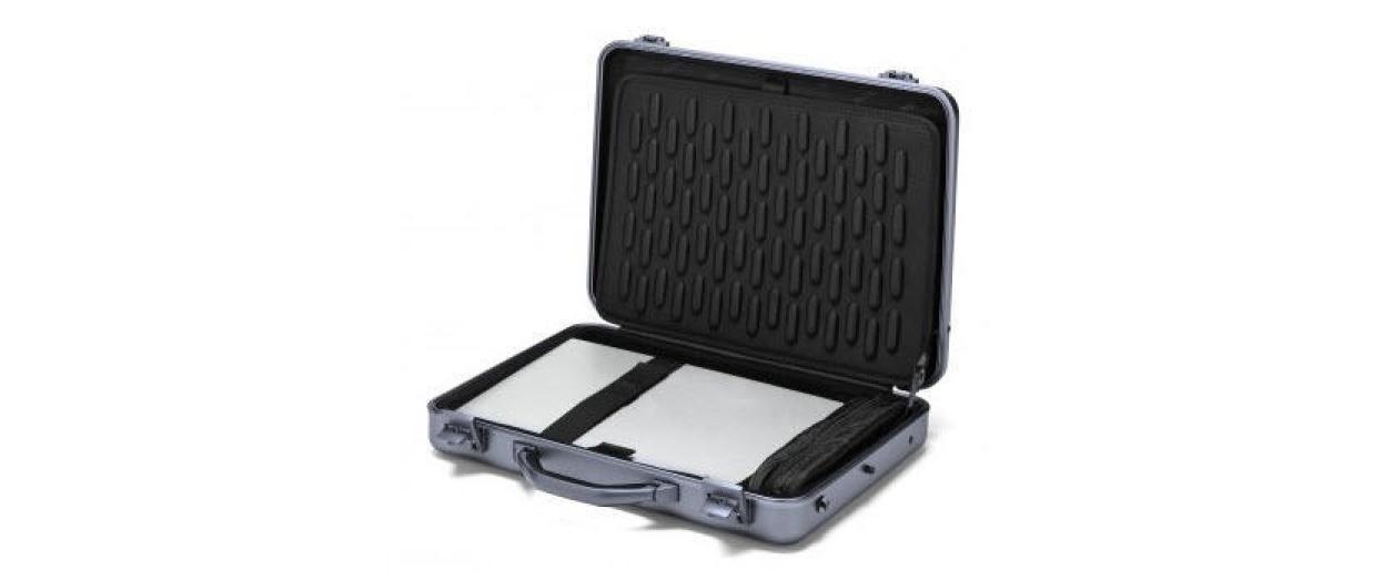 DICOTA Laptoptasche »DICOTA Notebooktasche Alu Briefcase«, Dokumentenfach, Notebookfach, Tablet-Fach