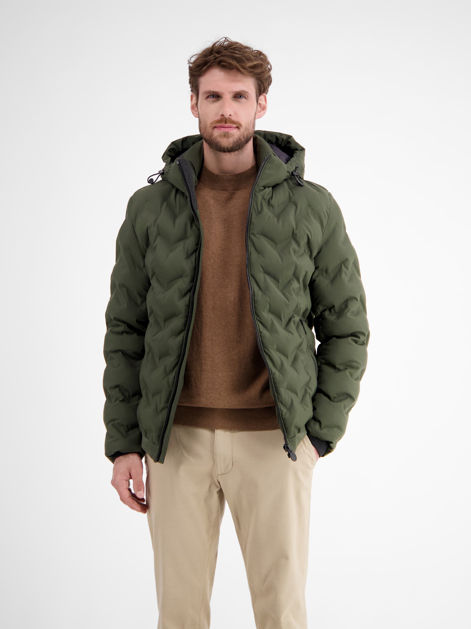LERROS Steppjacke "Herren Funktions-Steppjacke" mit Kapuze