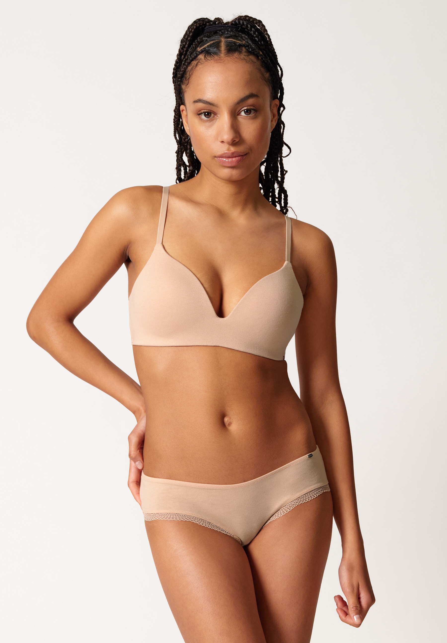 Skiny Triangel-BH »Classicotton« Baumwollmix, gepolstert, ohne Bügel, bequem, schlicht