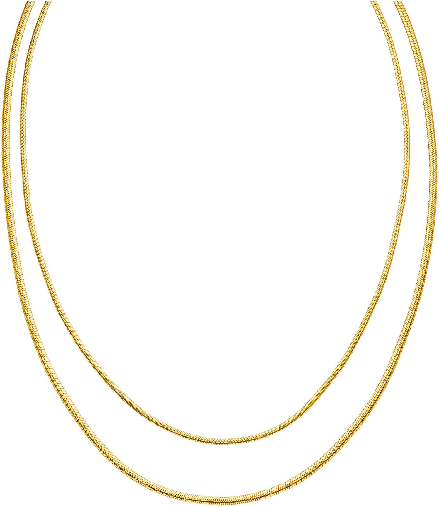 Purelei Collier »Schmuck Geschenk Two Layers doppelte Kette, 23171«