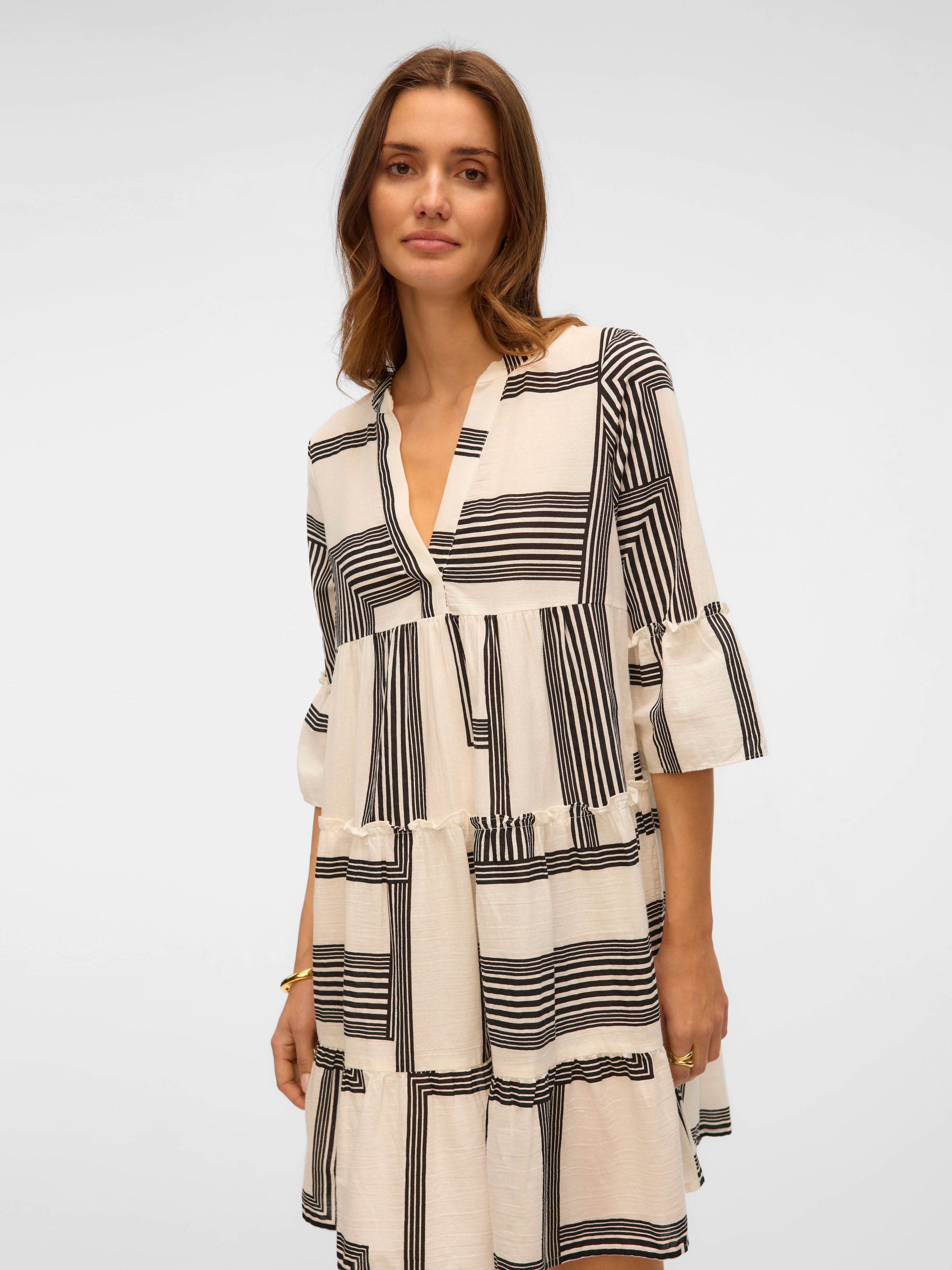 Vero Moda Tunikakleid »VMDICTHE 3/4 TUNIC EXP« Baumwolle, loose fit