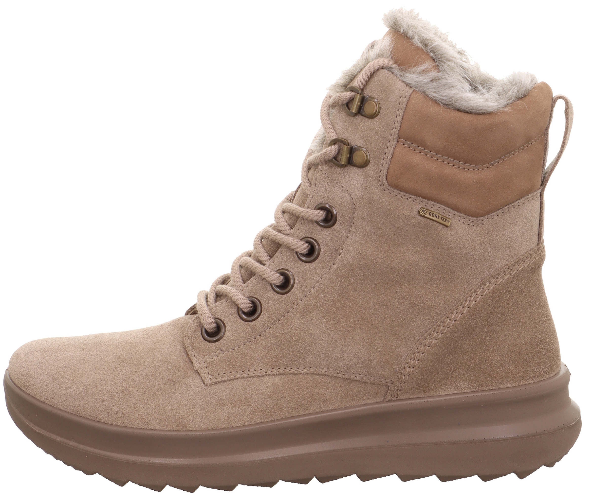 Legero Winterboots »DREAMER«, Keilboots, Winterstiefel, Schnürstiefel mit dezentem Keilabsatz