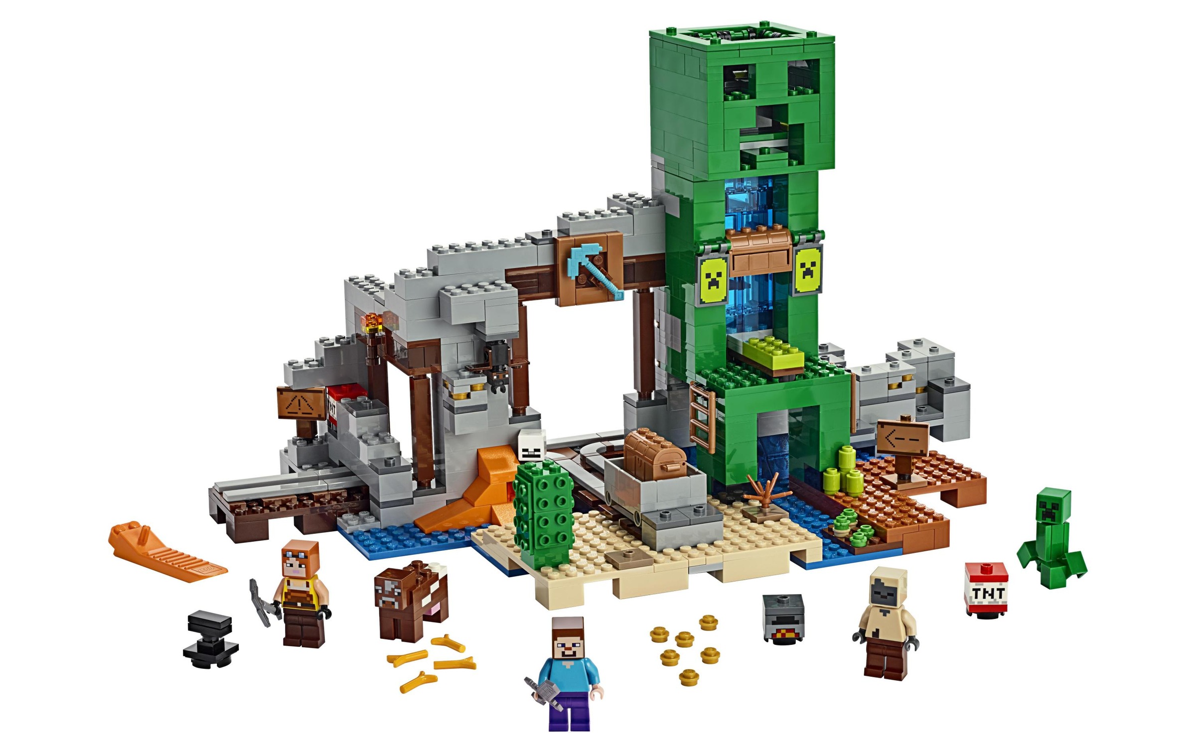 LEGO® Spielbausteine »Minecraft Die Creeper Mine«