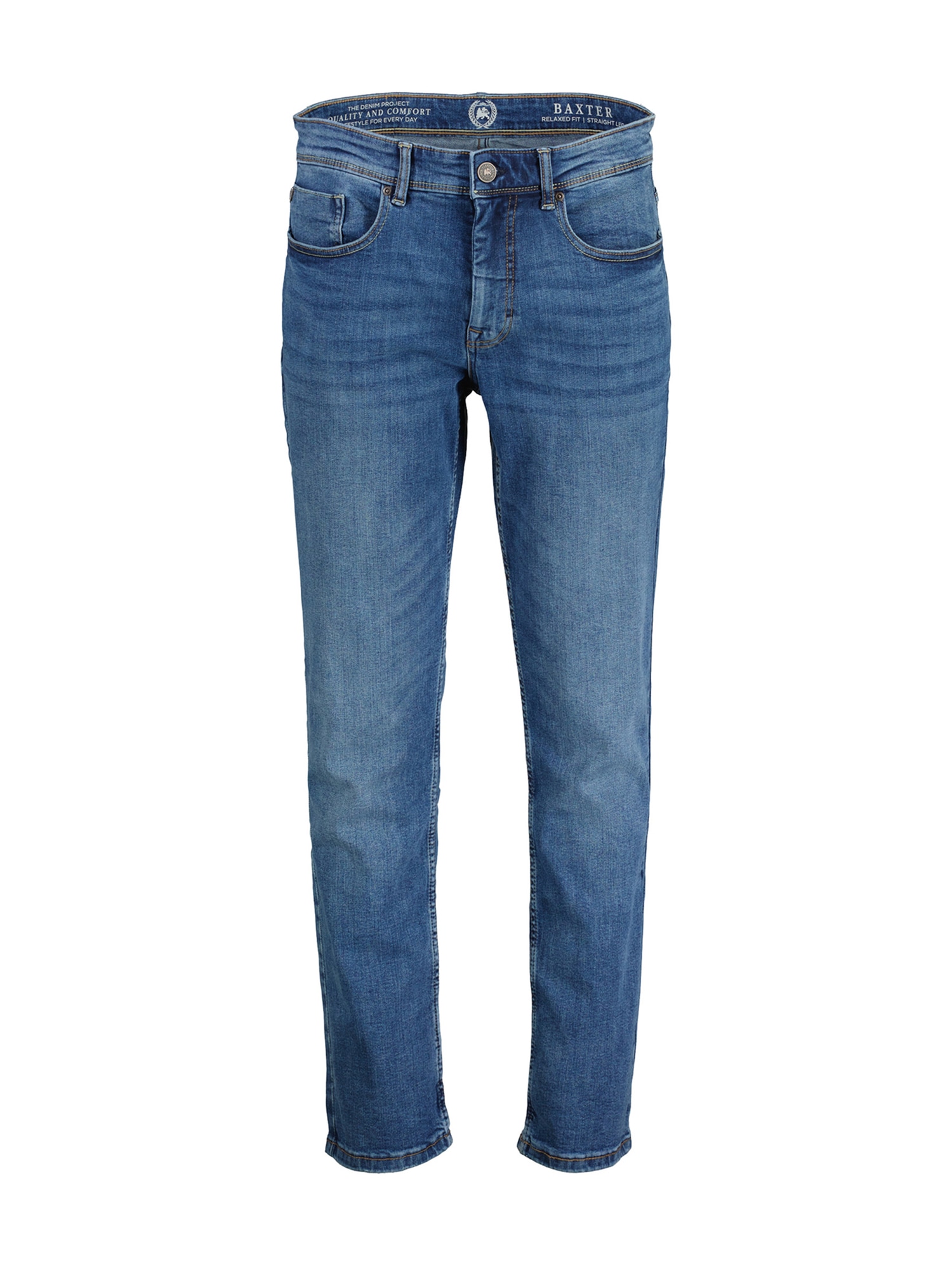 LERROS Relax-fit-Jeans »LERROS BAXTER 5-Pocket-Denim, RELAXED FIT, unifarben«