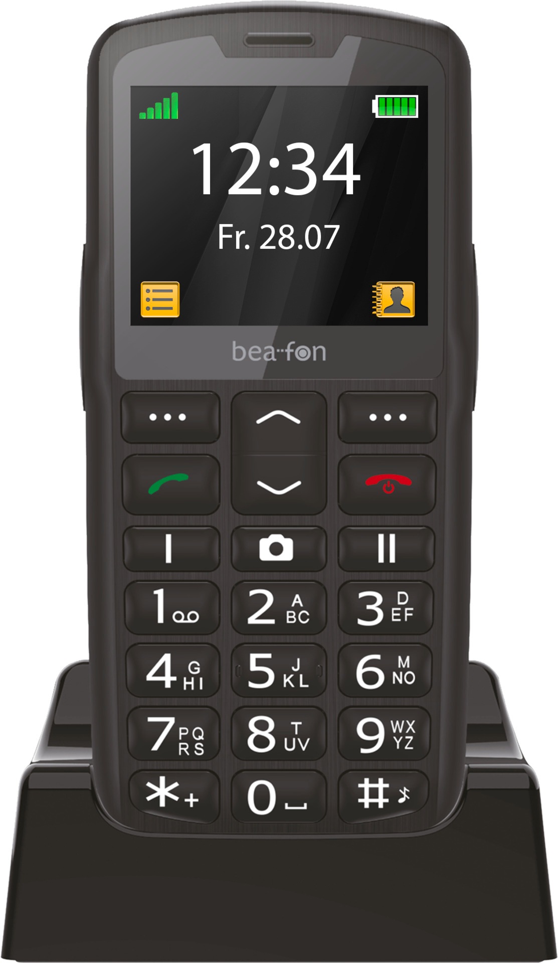 Beafon Handy »SL260 LTE«, Schwarz/Silber
