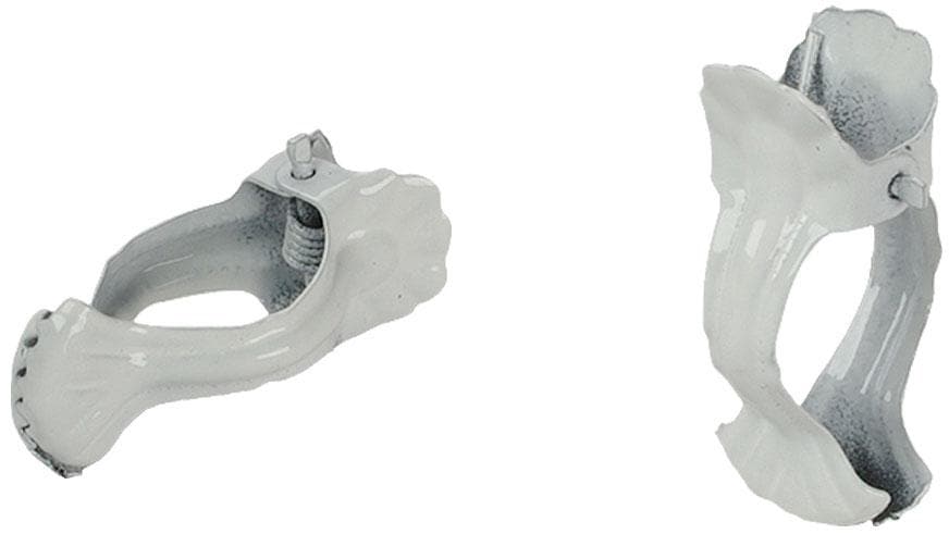 Liedeco Dekoklammer, (Packung, 8 St.), für Gardinenstangen Ø 12 mm