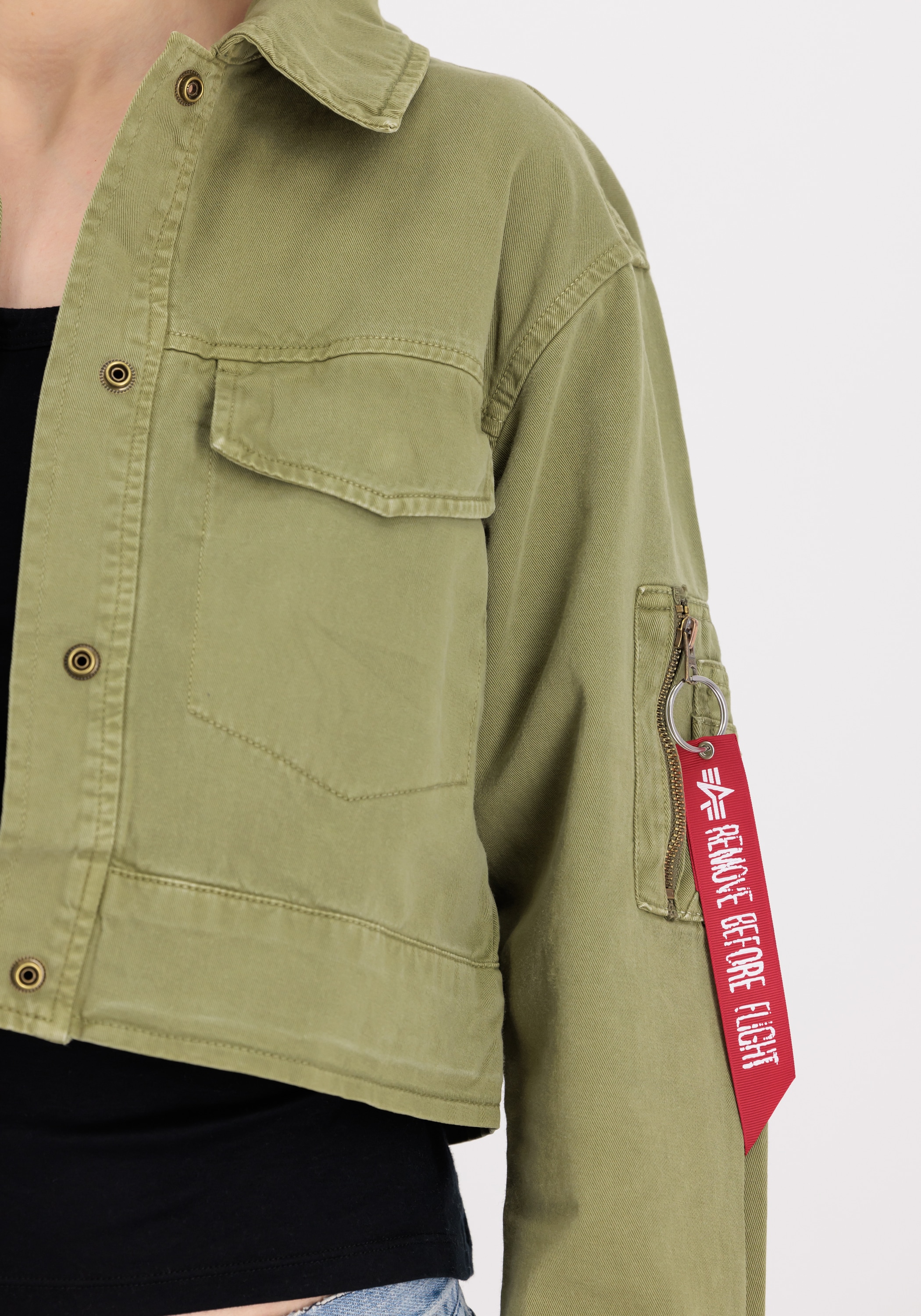Alpha Industries Bomberjacke »Alpha Industries Women - Bomber Jackets Deck Jacket Cropped Wmn«