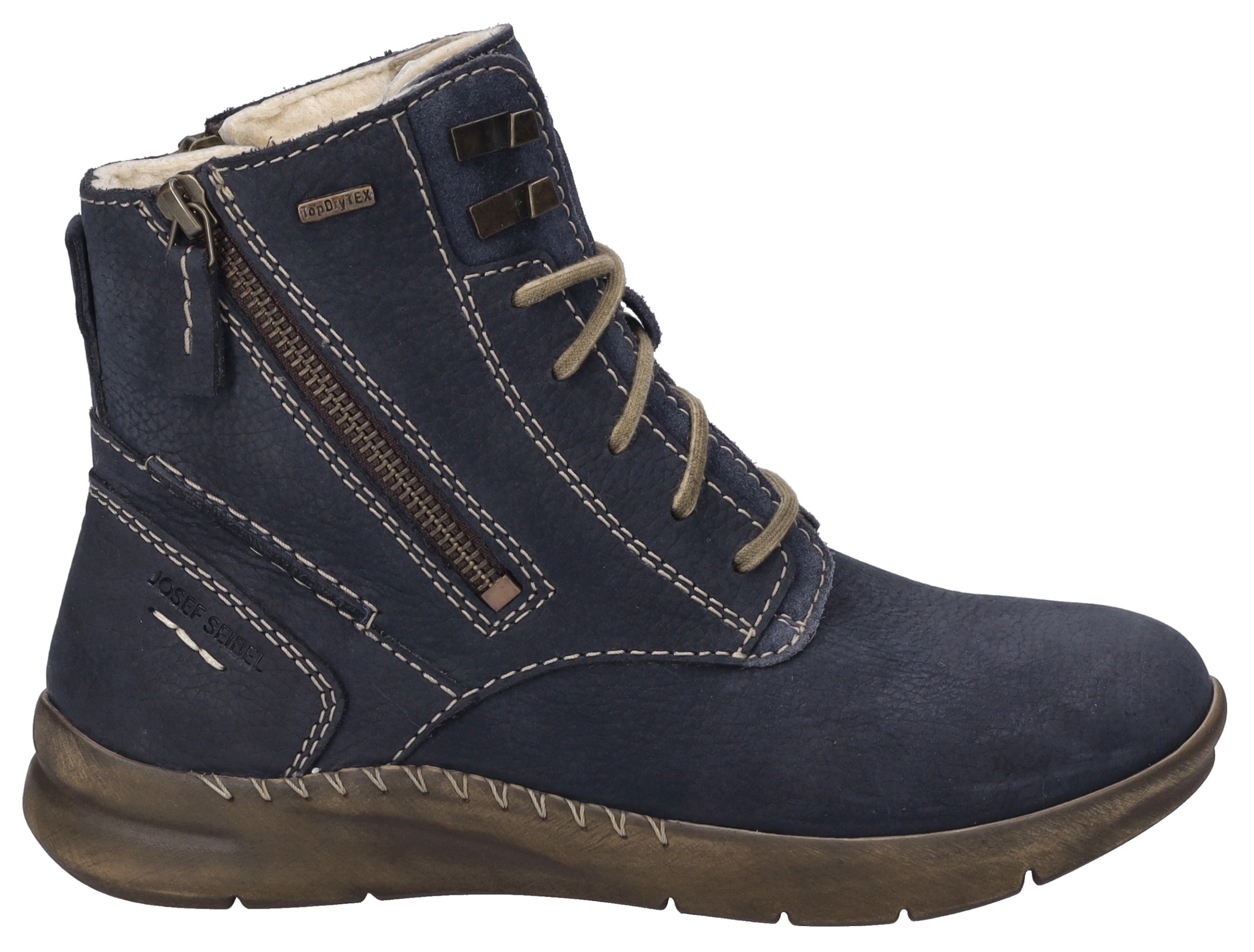 Josef Seibel Winterboots »Conny 55«, Winterboot, Schnürboots, Komfortschuh mit Warmfutter