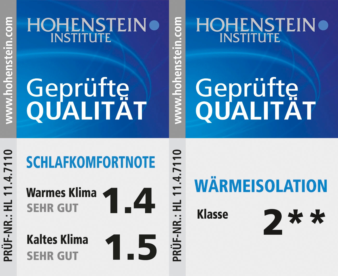 Haeussling Daunenbettdecke + Kopfkissen »Swiss Royal«, (Spar-Set), Bettdecken-Set mit Kopfkissen, 135x200 oder 155x220 cm, Sommer, Winter