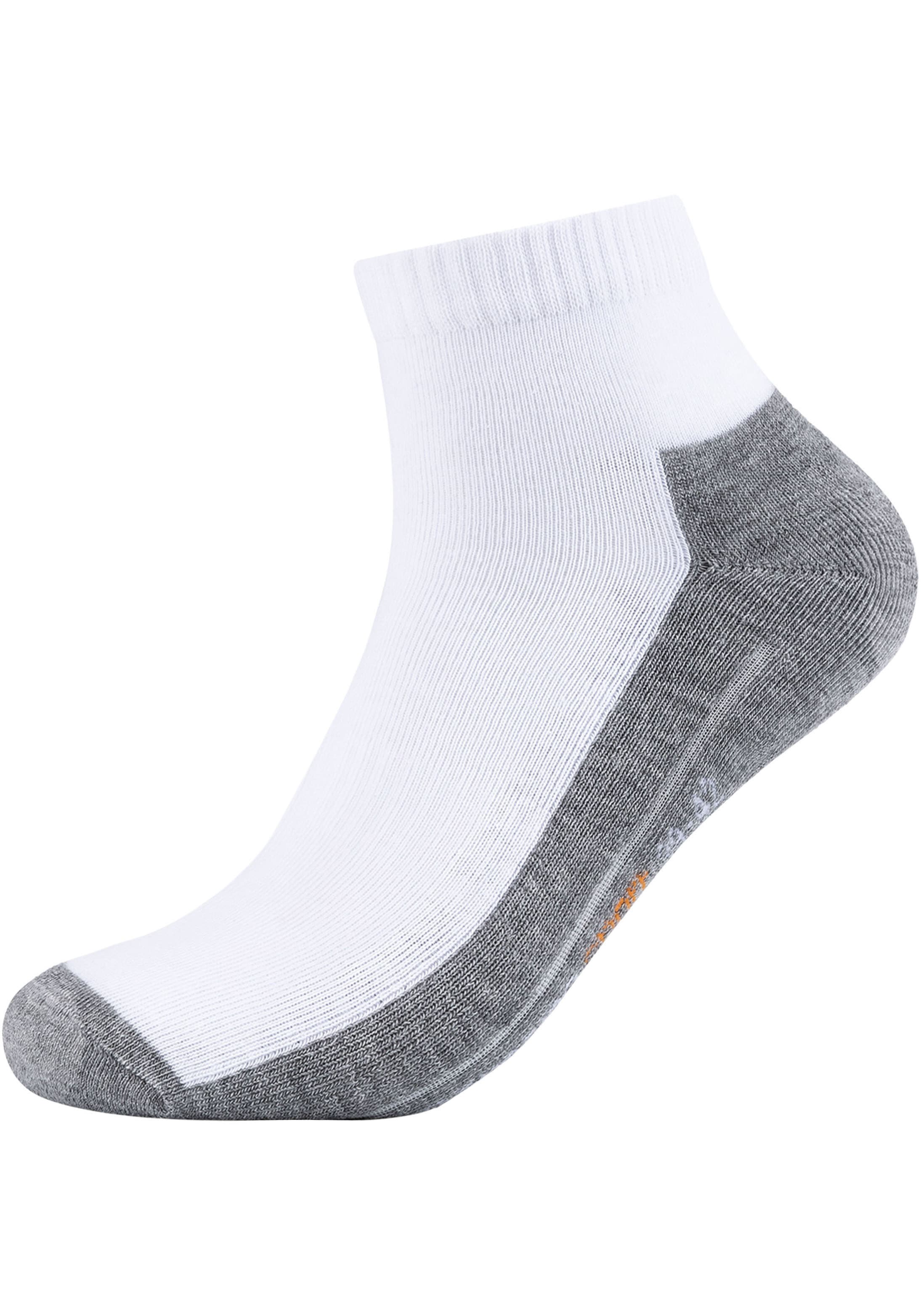 Camano Sportsocken »function«, (4 Paar), mit entlastender Halbplüschsohle