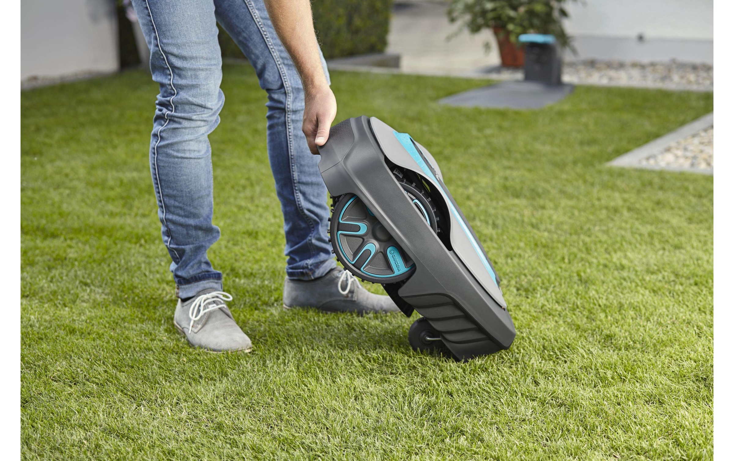GARDENA Rasenmähroboter »smart Sileno city 500 Quadratmeter«, (Set, Gateway / Ladestation / Begrenzungskabel 150 m / Haken 200 Stk.)