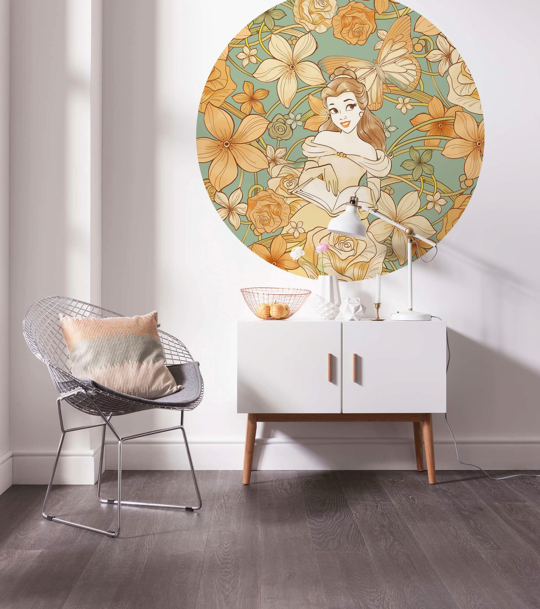 Komar Vliestapete »Vlies selbstklebend - Belle Spirit of Autumn - Grösse 125 x 125 cm«, bedruckt, Kinderzimmer
