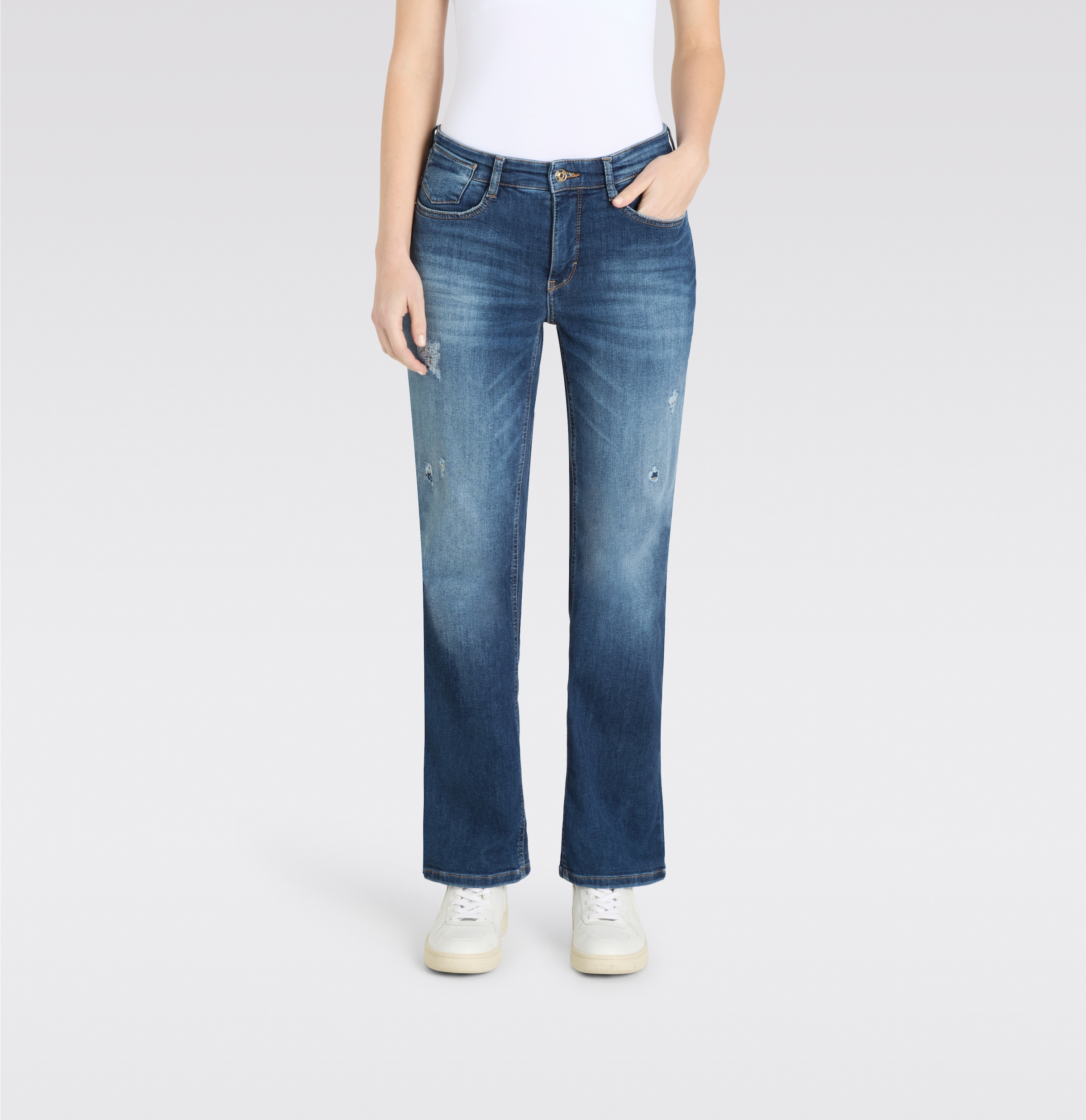 MAC Bootcut-Jeans »LAURA« im Five-Pocket Style