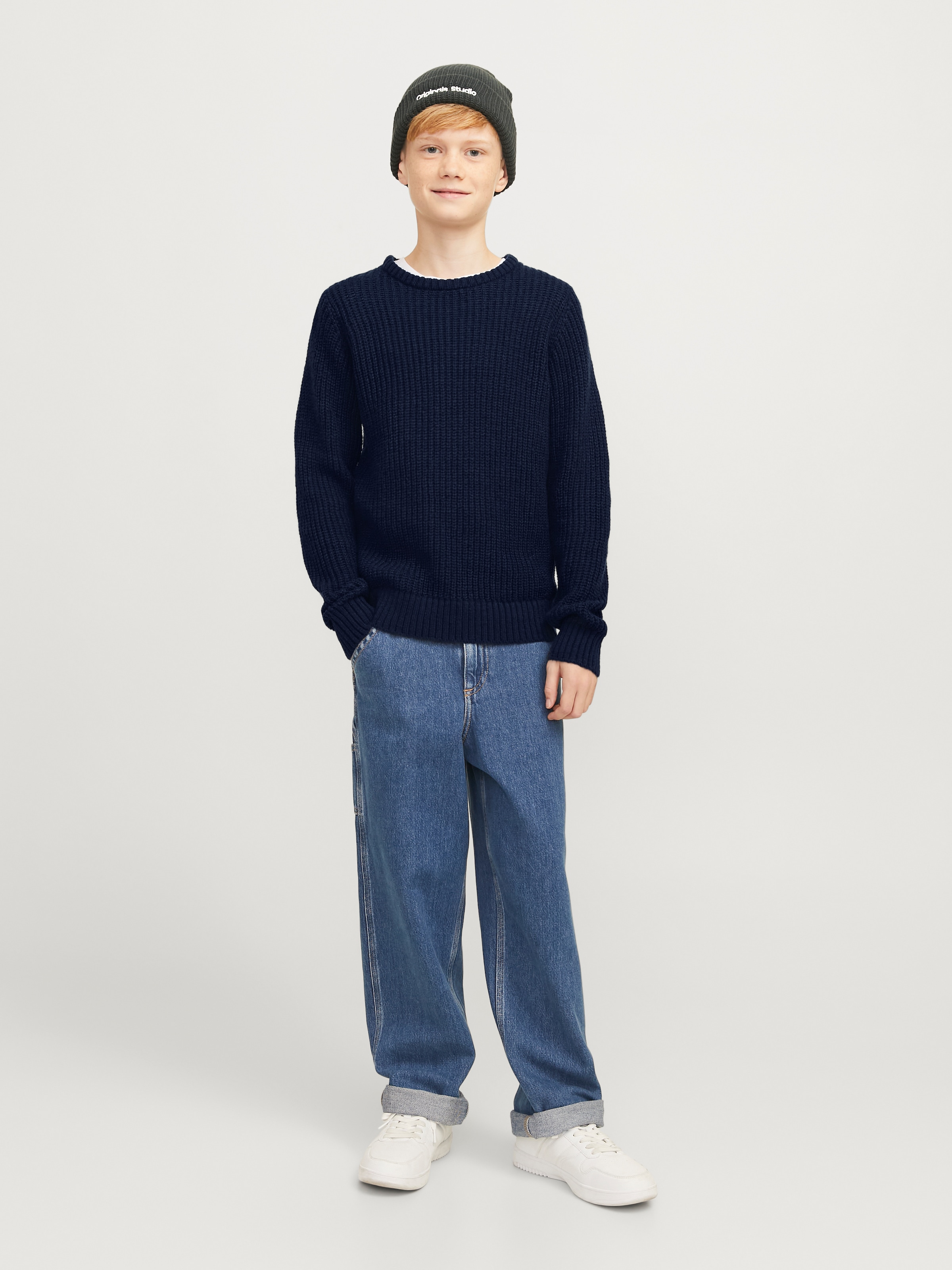 Jack & Jones Junior Rundhalspullover »JJJONES KNIT CREW NECK JNR«