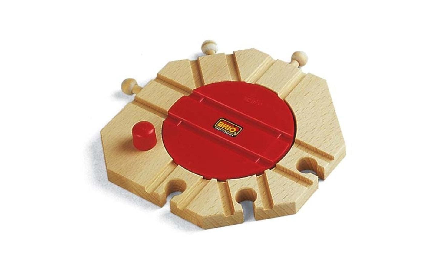 BRIO® Spielzeugeisenbahn-Kreuzung »BRIO® WORLD Mechanische Drehscheibe«