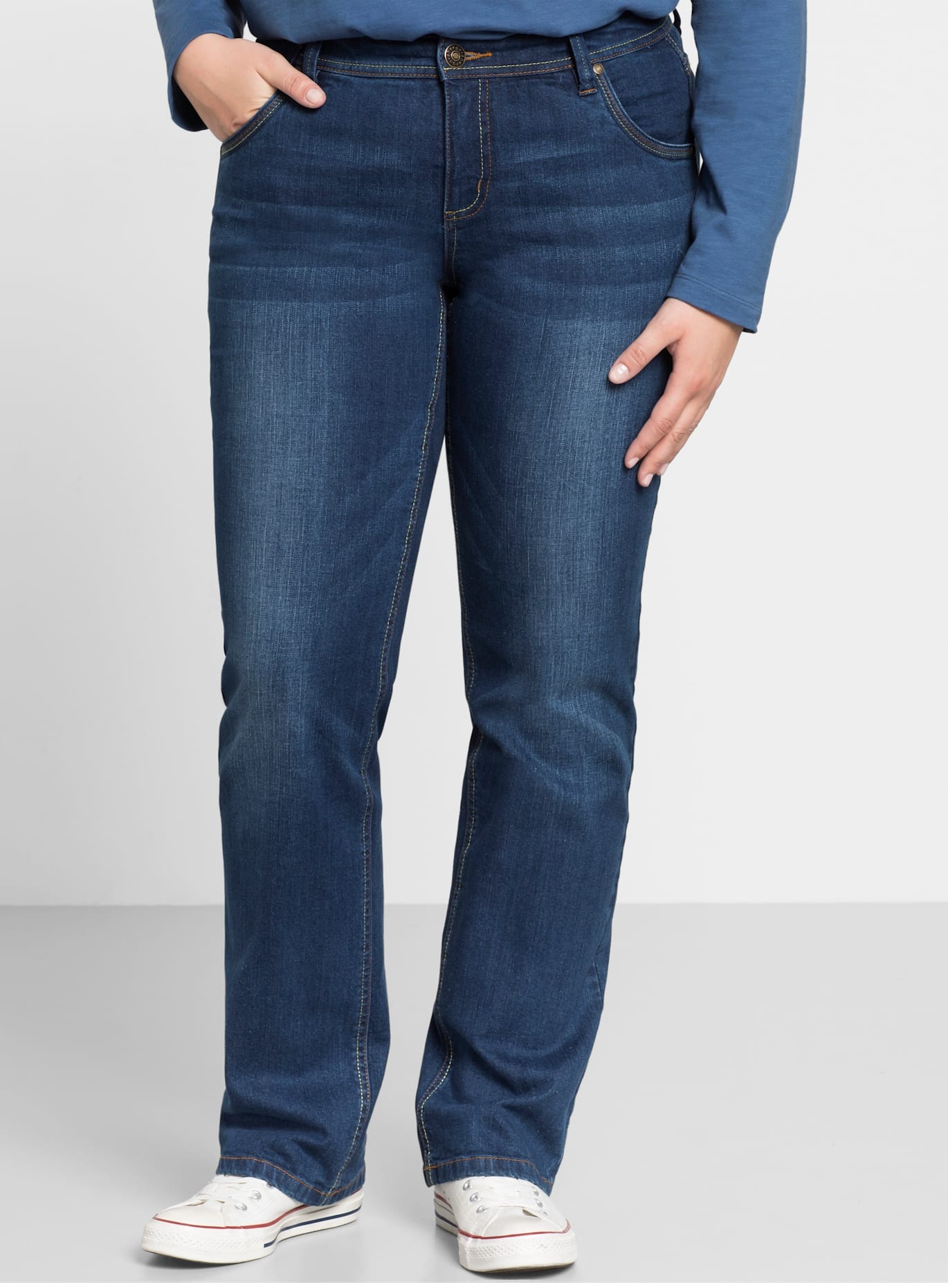 Sheego Stretch-Jeans, (1 tlg.)