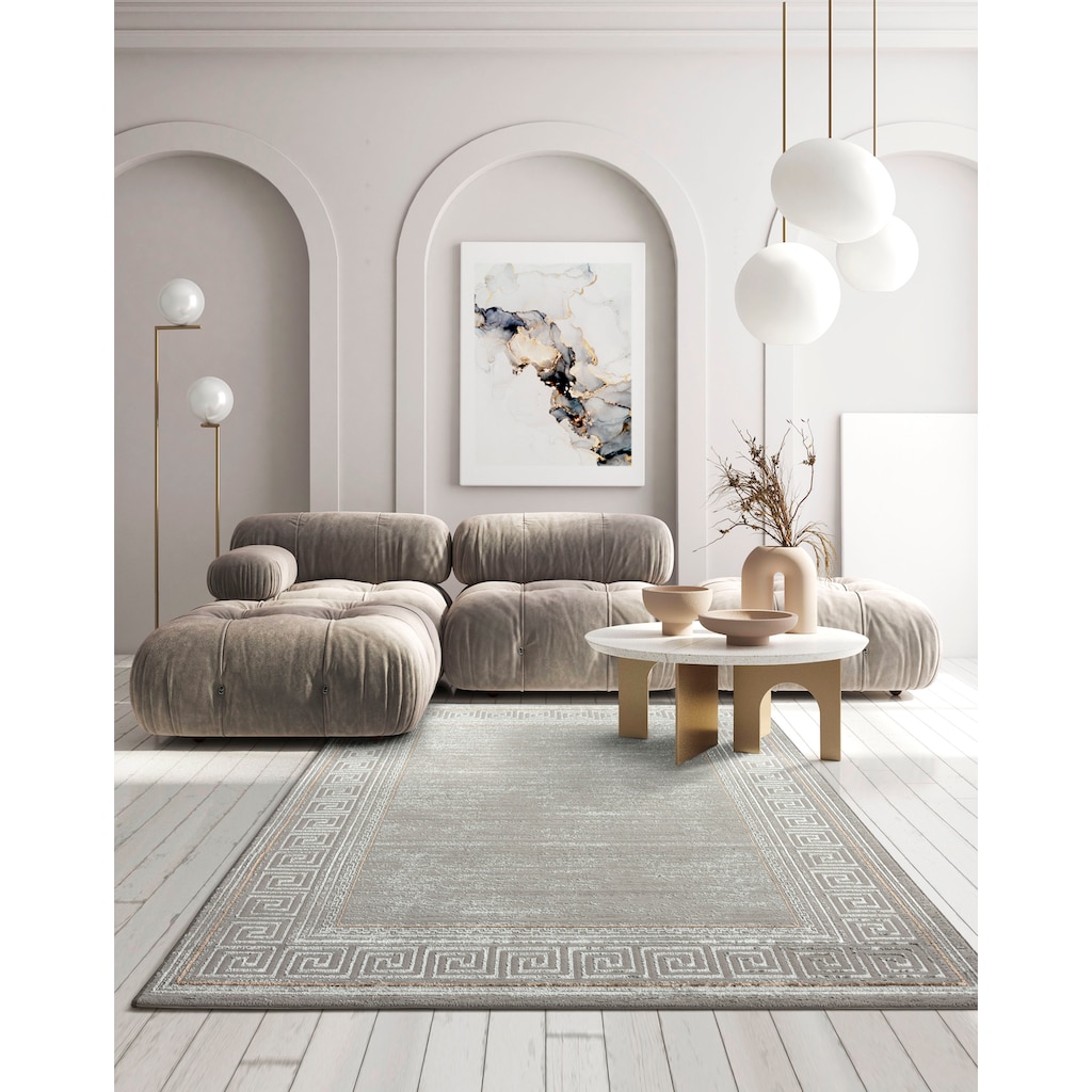 merinos Teppich »Creation 50052«, rechteckig, elegant, glänzend, Kurzflor, Indoor, pflegeleicht, robust