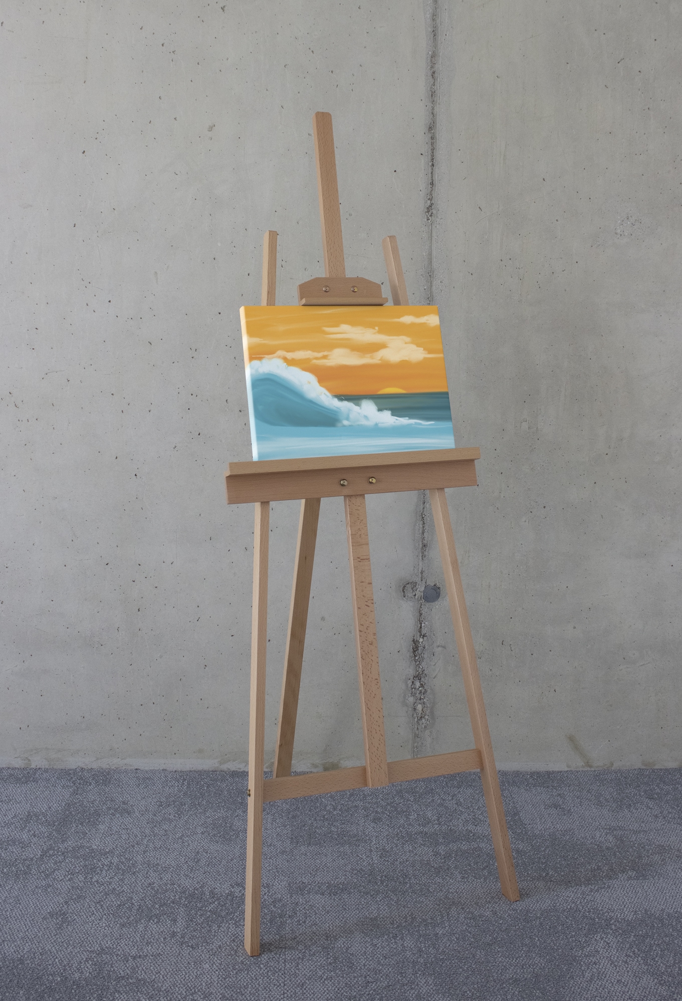 Komar Leinwandbild »Gentle Breeze - Grösse 30 x 40 cm«, Natur, (1 St.), Keilrahmenbild mi Echtholzrahmen