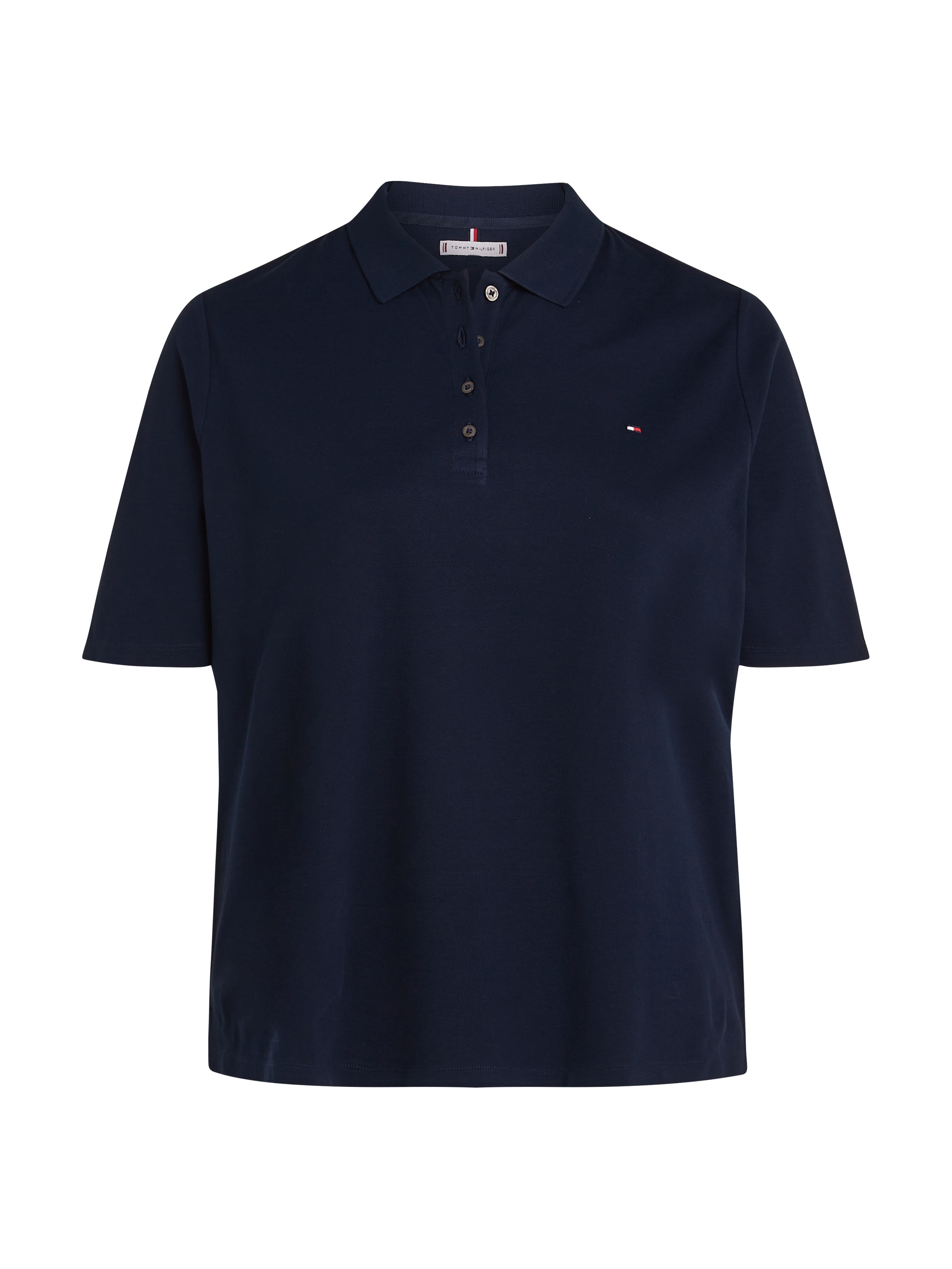 Tommy Hilfiger Curve Poloshirt »CRV 1985 REG PIQUE POLO SS«, in grossen Grössen