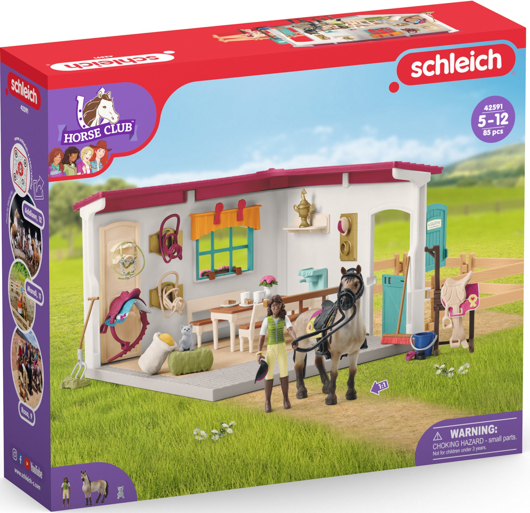 Schleich® Spielwelt »HORSE CLUB, Sattelkammer (42591)«, Made in Germany