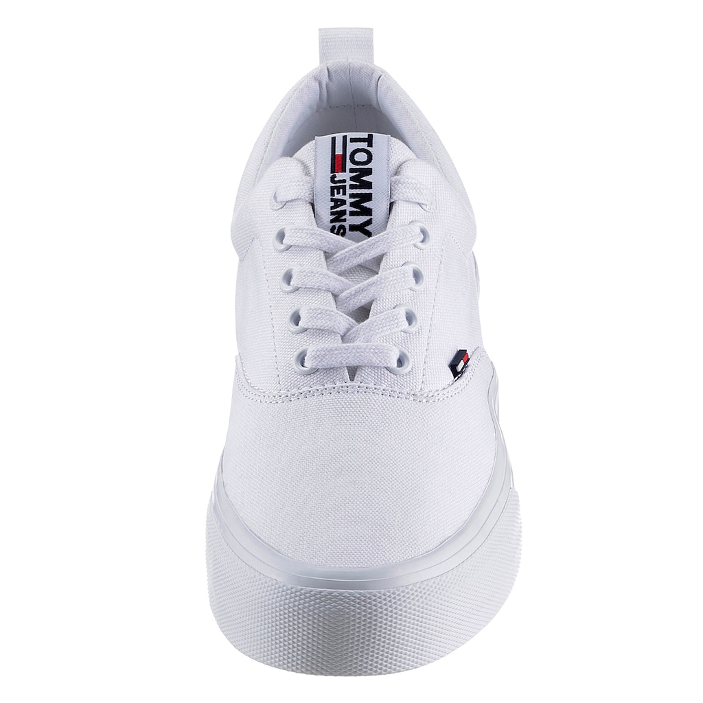Tommy Jeans Sneaker »CLASSIC TOMMY JEANS SNEAKER«, mit gepolstertem Schaftrand, Freizeitschuh, Halbschuh, Schnürschuh