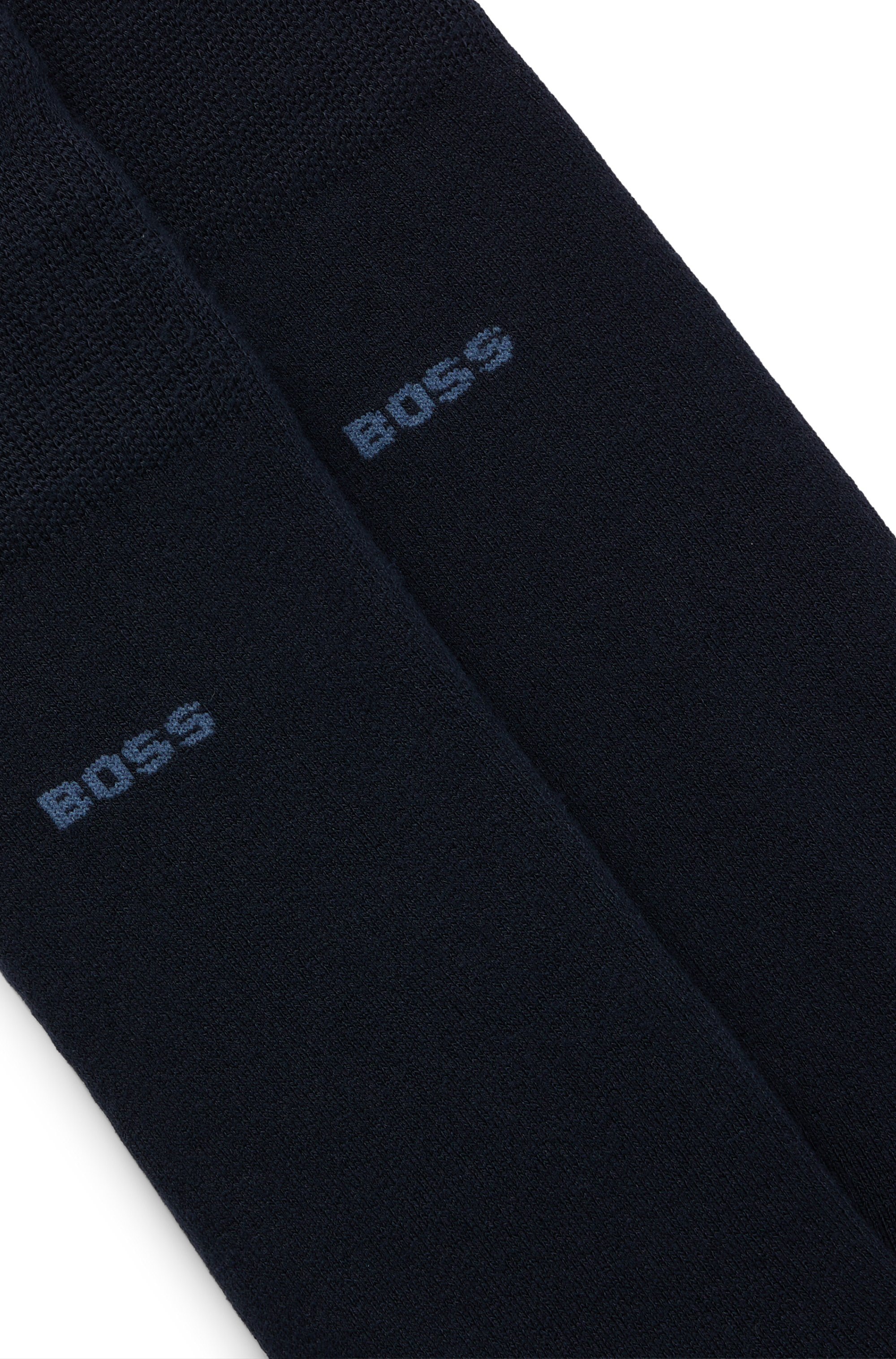 BOSS Socken »2P RS VI Bamboo«, (Packung, 2er Pack), mit eingesticktem Markenlogo