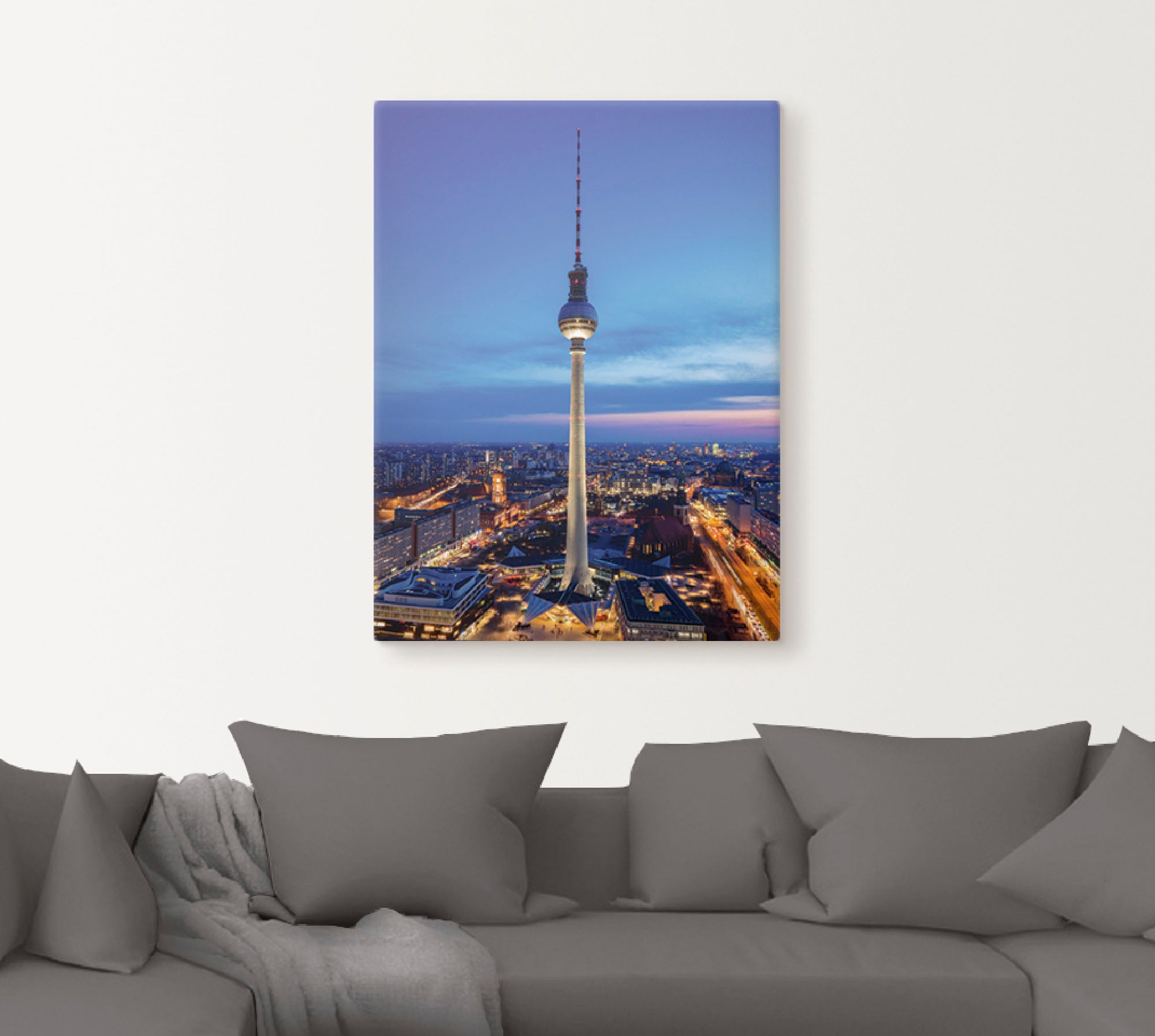 Artland Wandbild »Berlin Fernsehturm«, Deutschland, (1 St.), als Leinwandbild in verschied. Grössen
