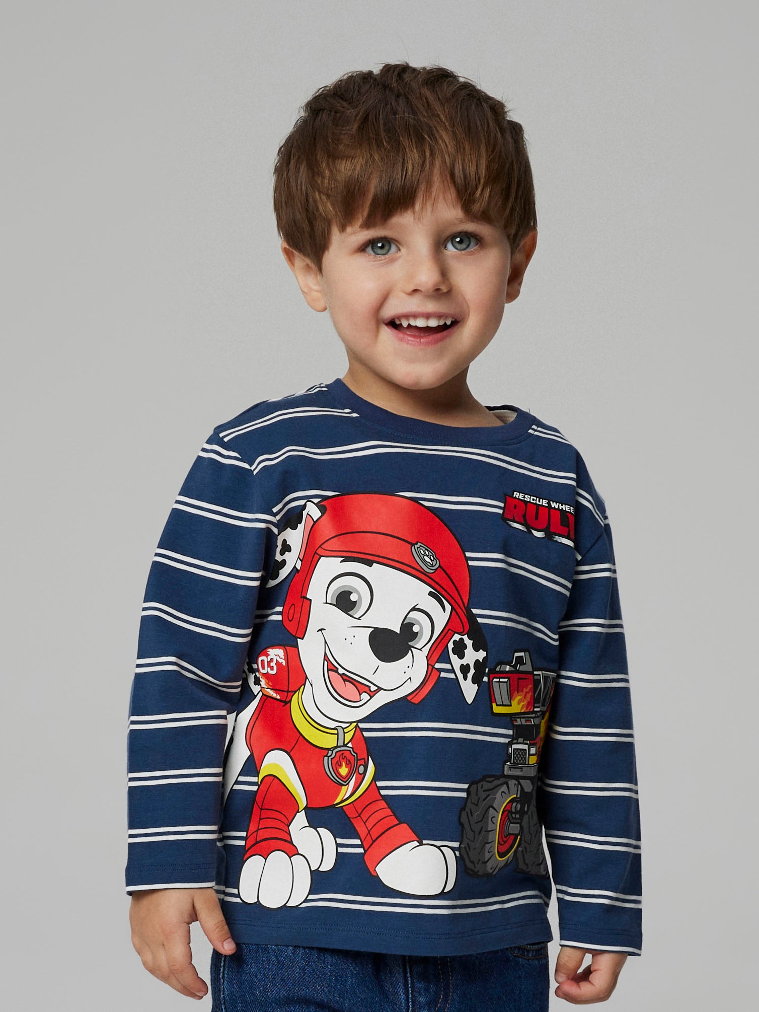 Name It T-Shirt »NMMSOFUS PAW LS NREG TOP BOX CPLG«