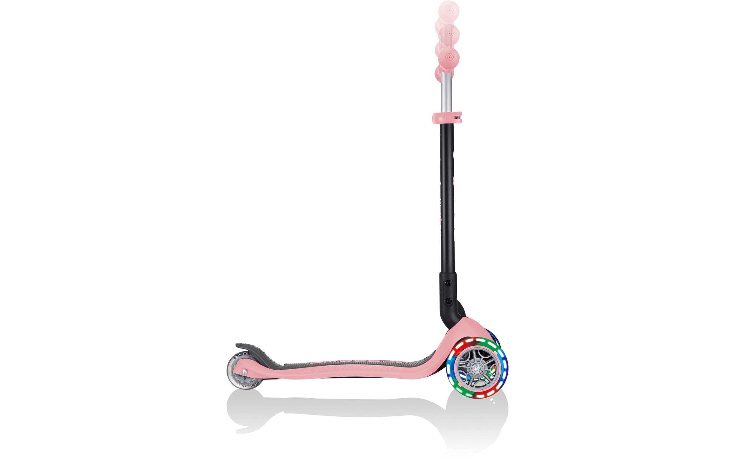 Globber Scooter »GO UP Foldable Plus Lights, Pastel Rosa«