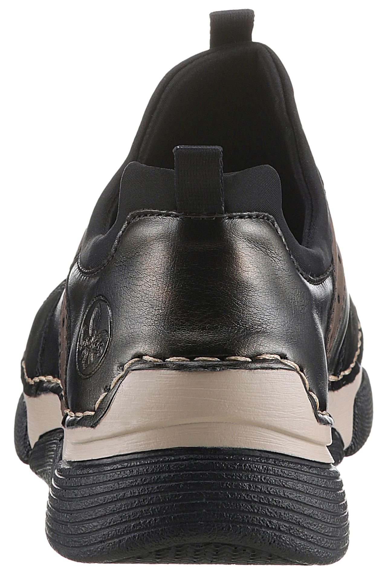 Rieker Slip-On Sneaker, Schlupfschuh, Freizeitschuh, Halbschuh mit Schnellverschluus