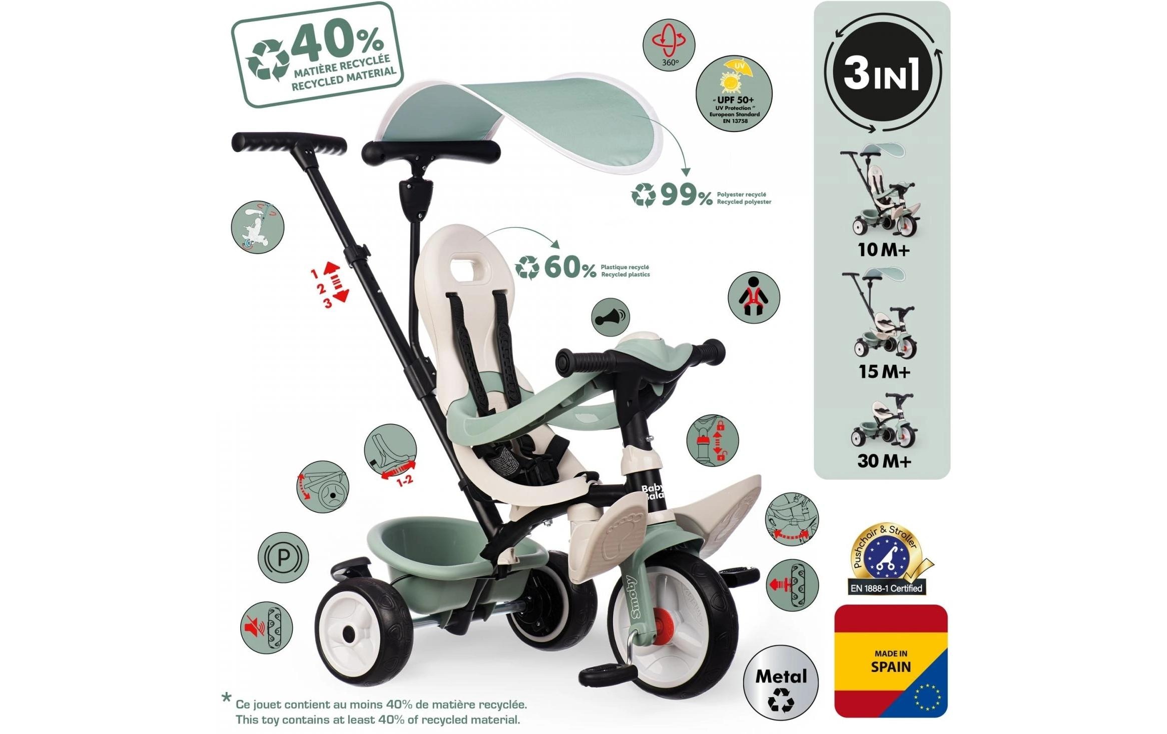 Smoby Dreirad »Baby Balade«